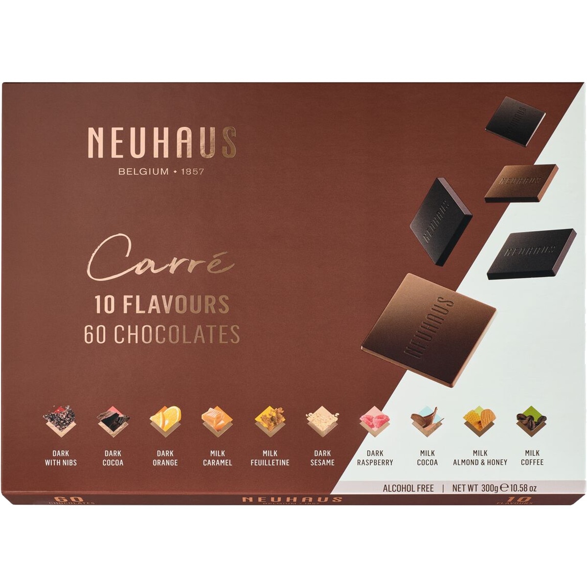 Imagem 0 de Napolitanas de Chocolate de Leite 10 Sabores Gift Pack 300g