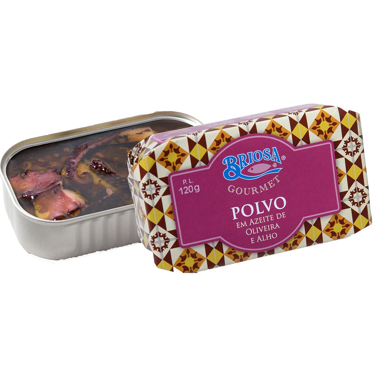 Imagem 0 de Polvo em Azeite e Alho lata 120 g