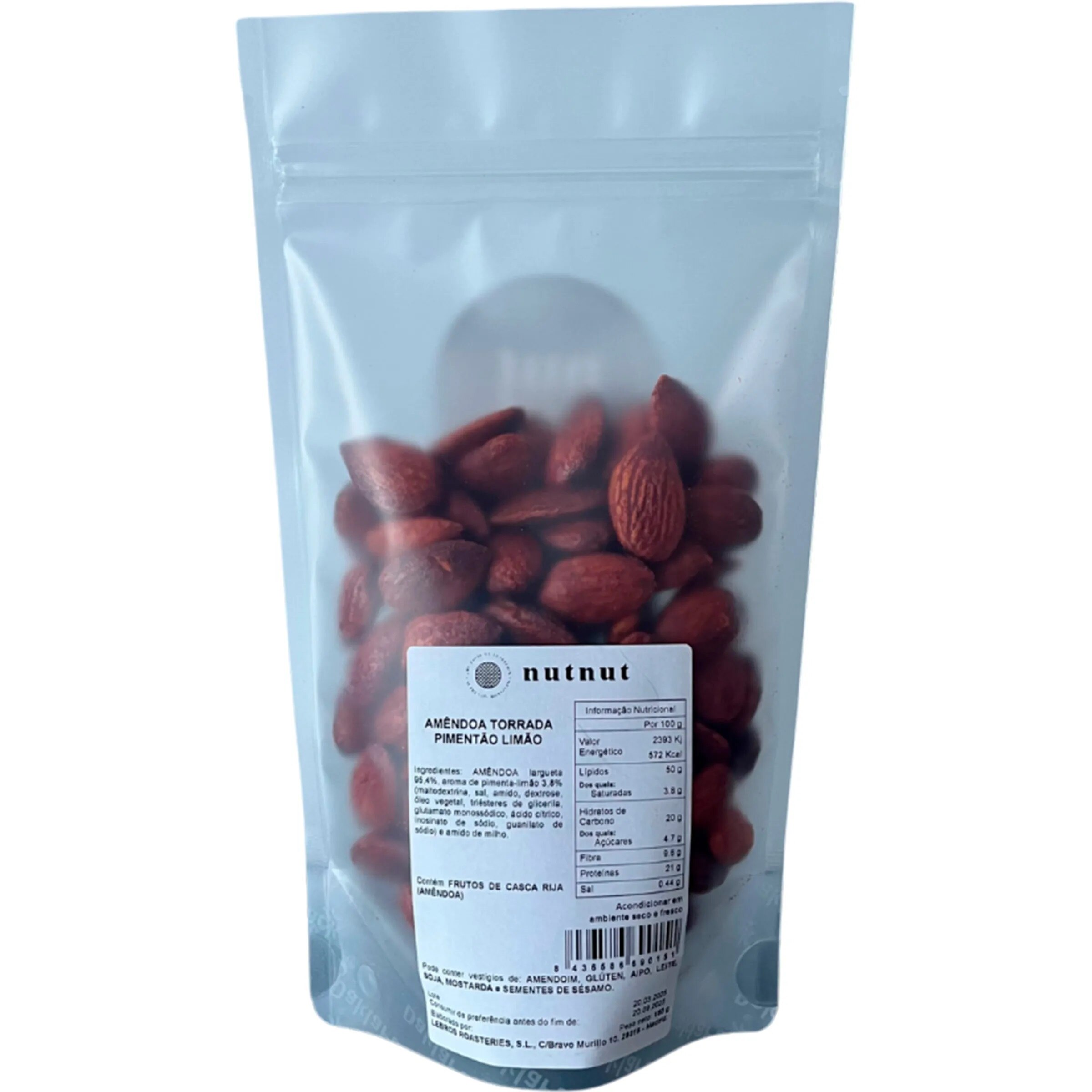 Amêndoas Tostadas Chilli-Limão 150 g 2