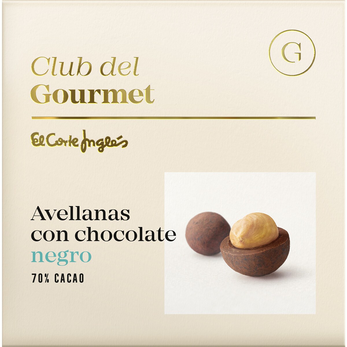 Imagem 0 de Avelãs com Chocolate Preto 70% 80 g