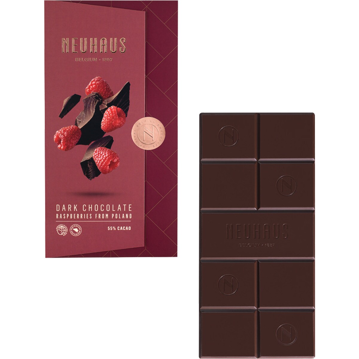 Imagem 0 de Chocolate Negro com Framboesa 100g