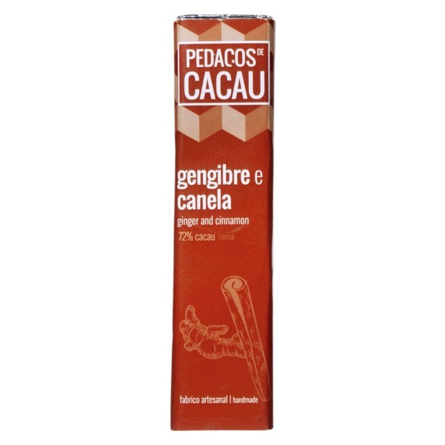 Imagem 0 de Chocolate Preto com Gegibre e Canela 30 g