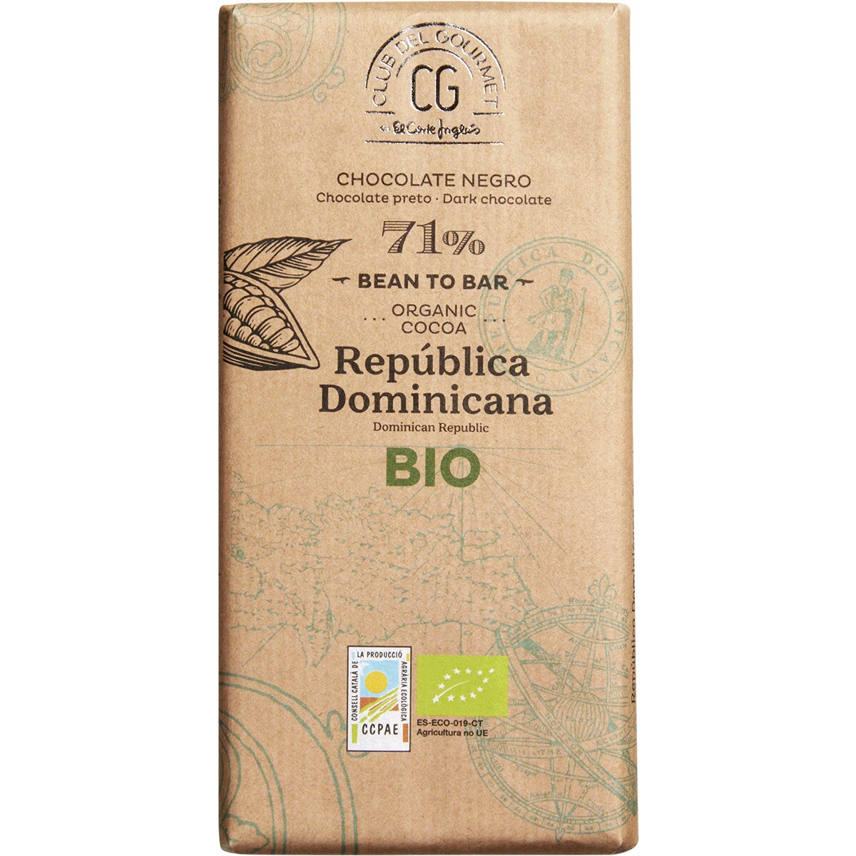 Imagem 0 de Chocolate Preto 71% República Dominicana Biológico 100 g
