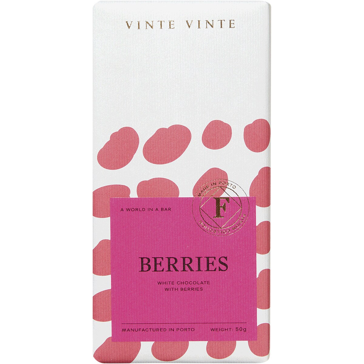 Imagem 0 de Chocolate Branco Frutos Vermelhos Fusion 50g