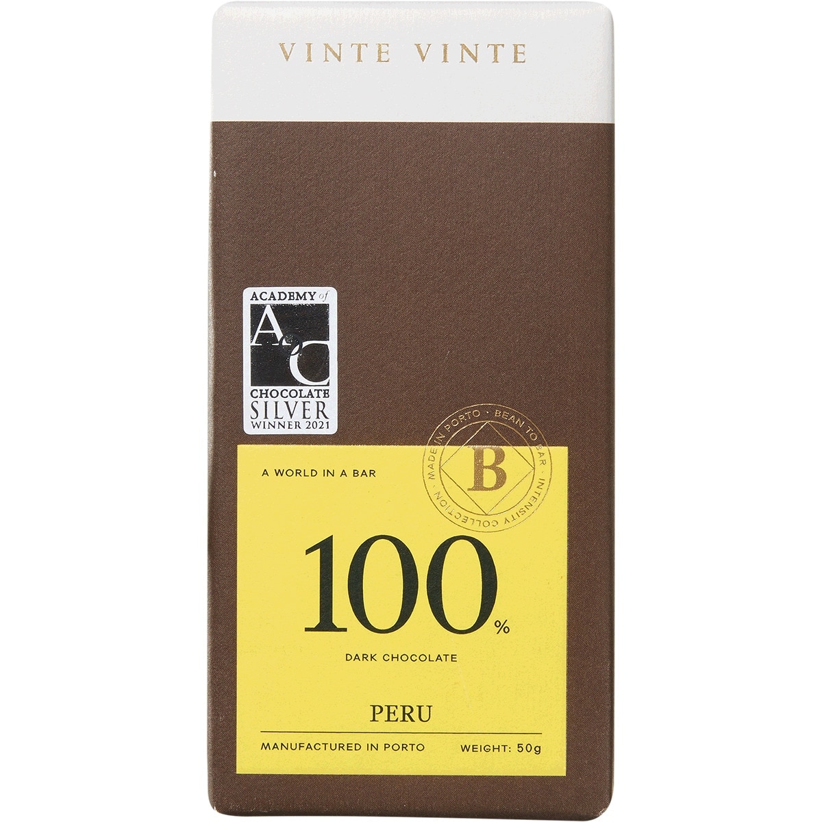 Imagem 0 de Chocolate Preto 100% Peru Intenso 50g