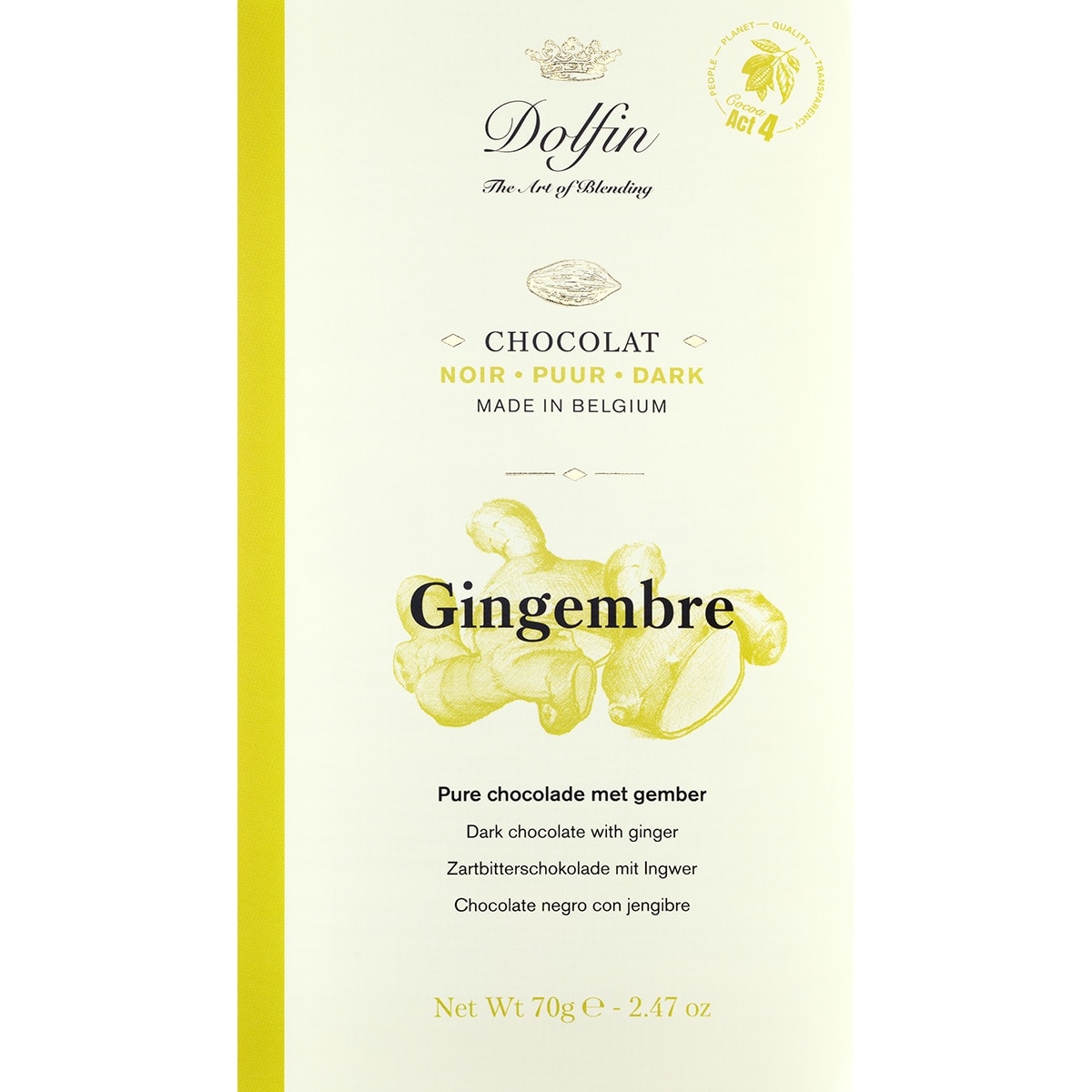 Imagem 0 de Chocolate Preto com Gengibre 70 g