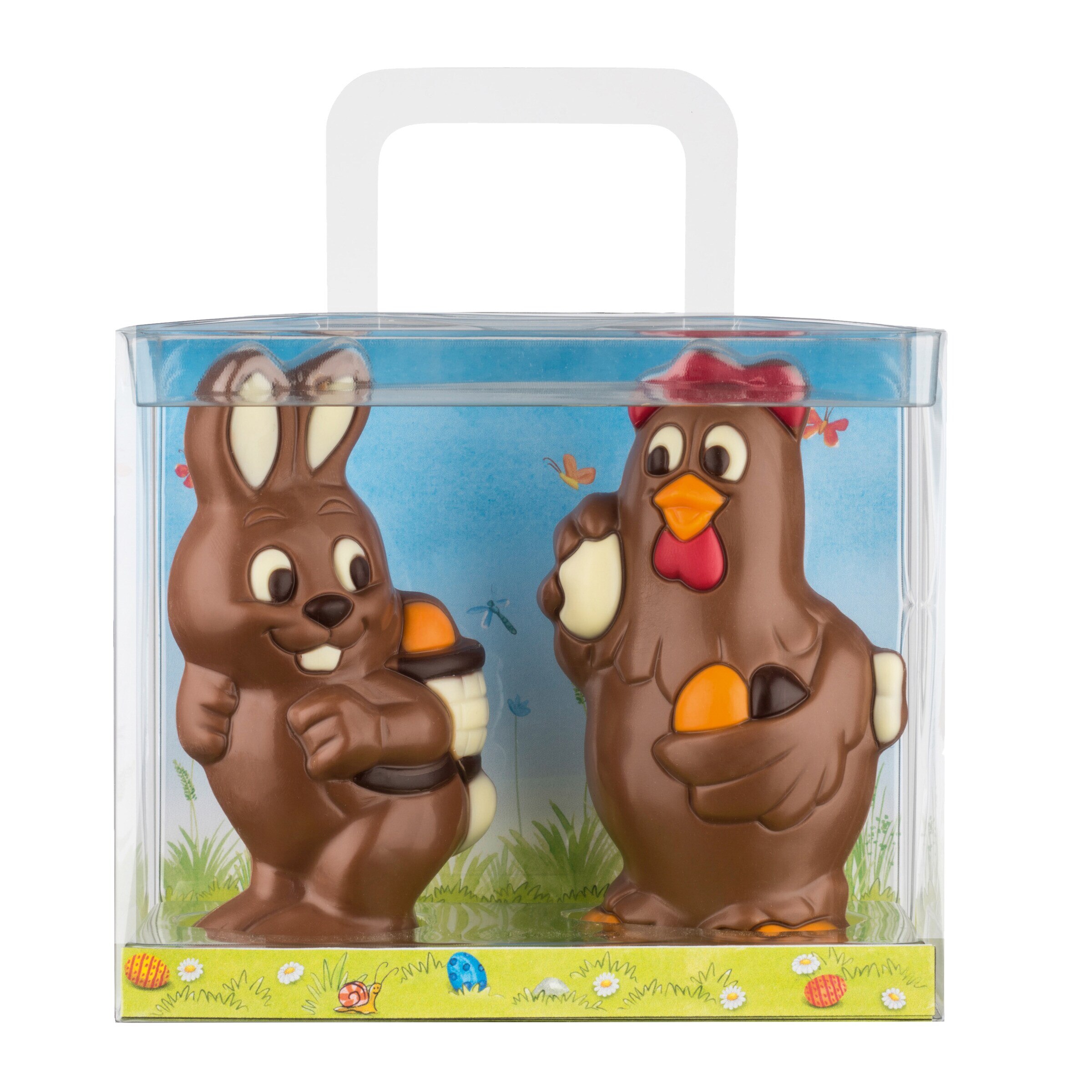 Imagem 0 de Coelho e Galo de Chocolate 150 g