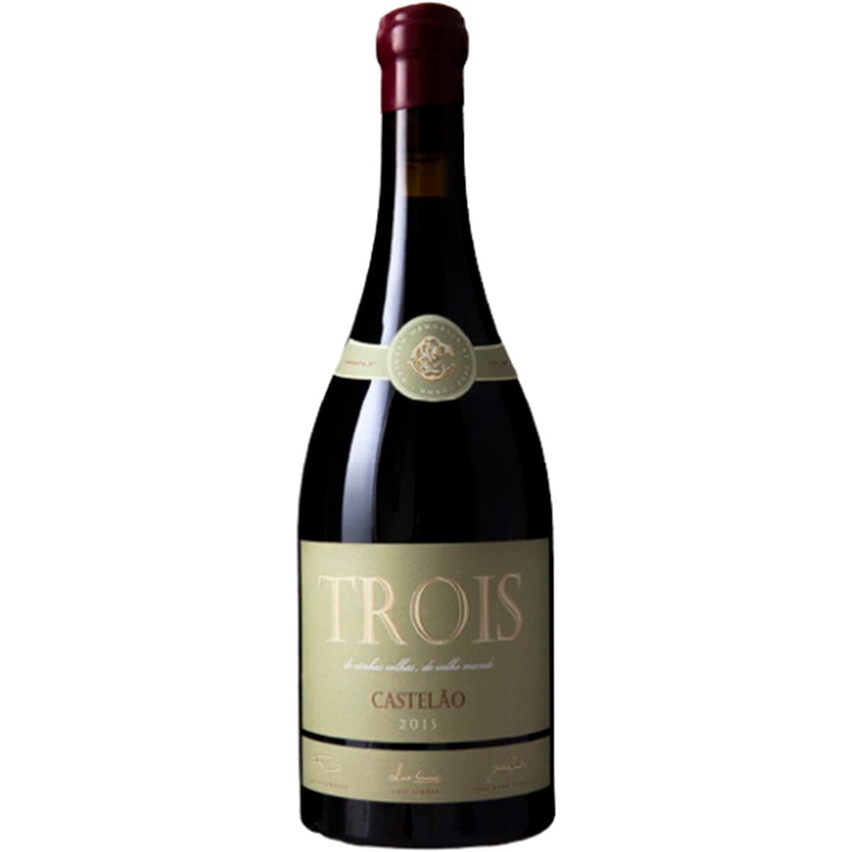 Imagem 0 de Vinho Tinto Regional de Setúbal Trois Castelão garrafa 75 cl