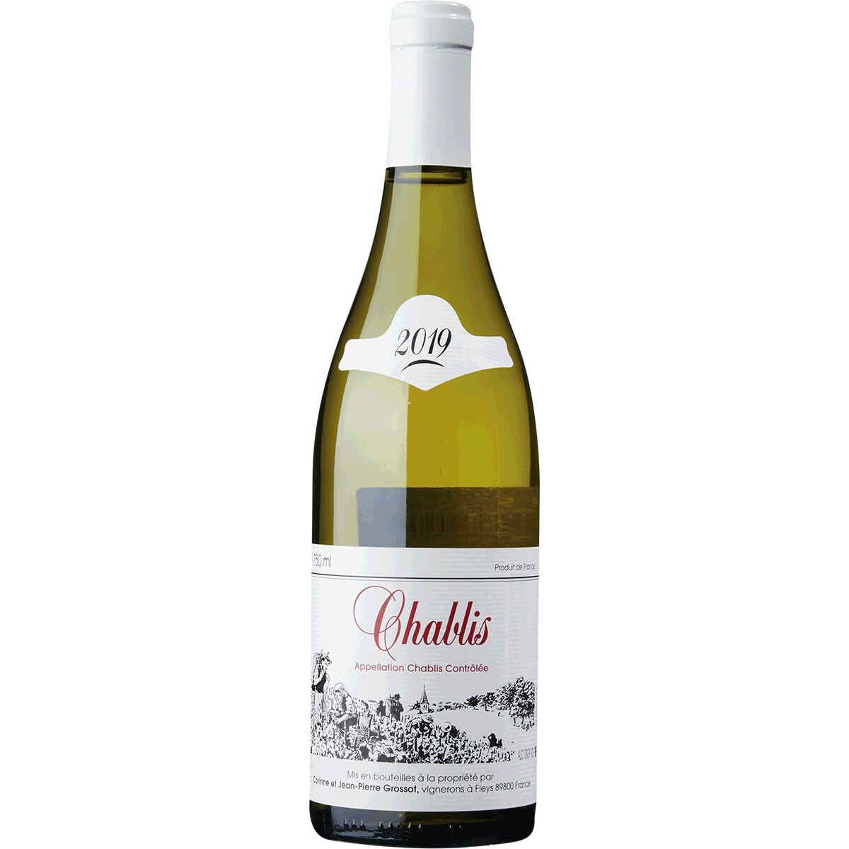 Imagem 0 de Vinho Branco de França Appellation Chablis Contrôlée garrafa 75 cl