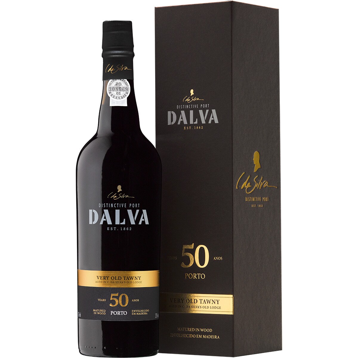 Imagem 0 de Vinho do Porto 50 anos garrafa 75 cl