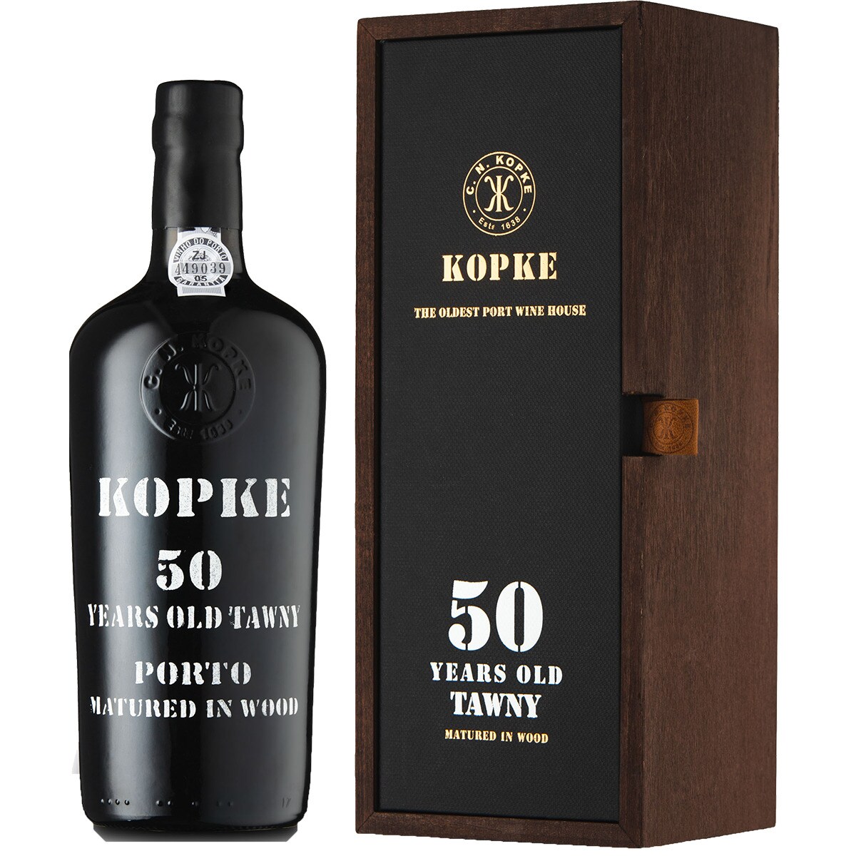 Imagem 0 de Vinho do Porto 50 anos garrafa 75 cl