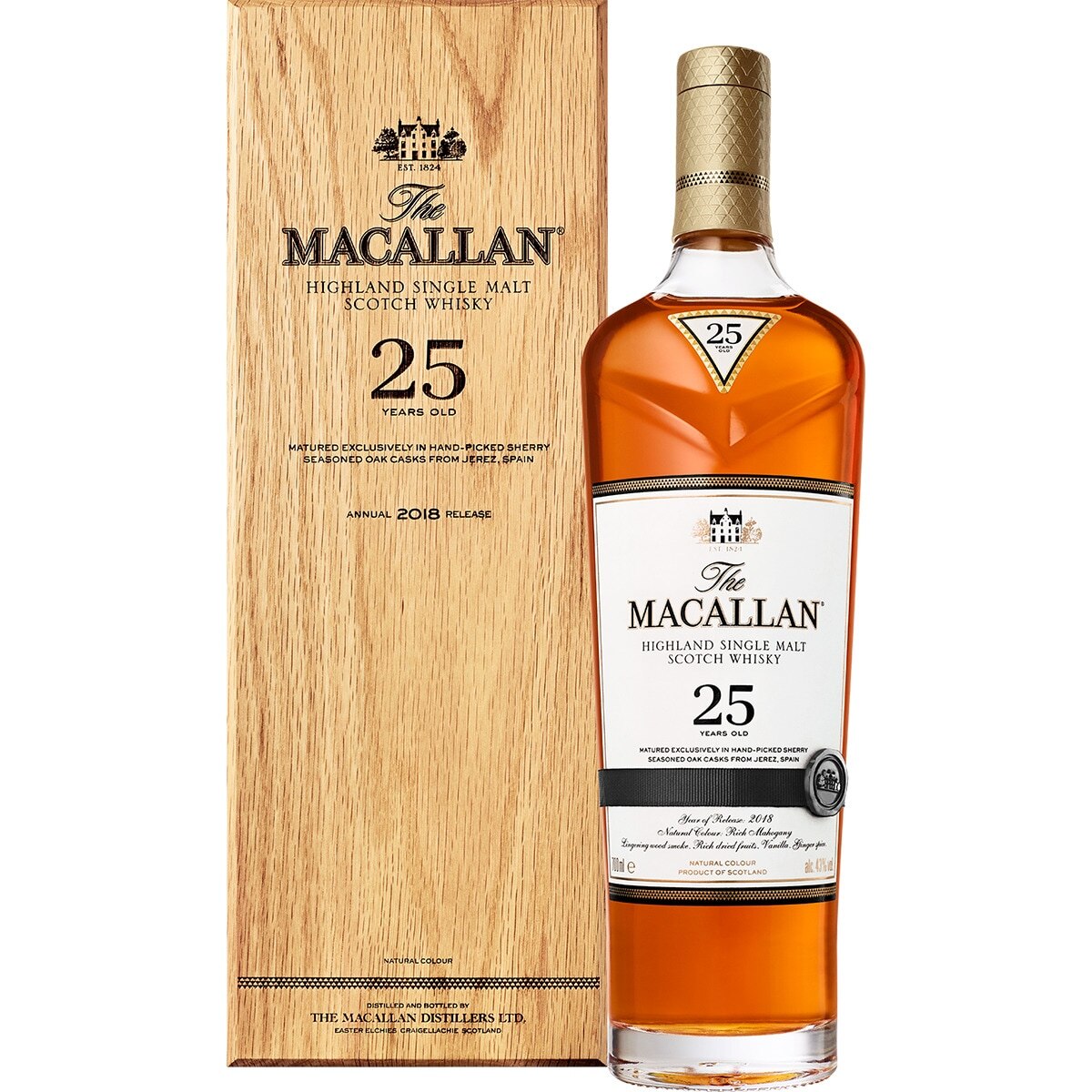 Imagem 0 de Whisky Single Malt 25 anos garrafa 70 cl