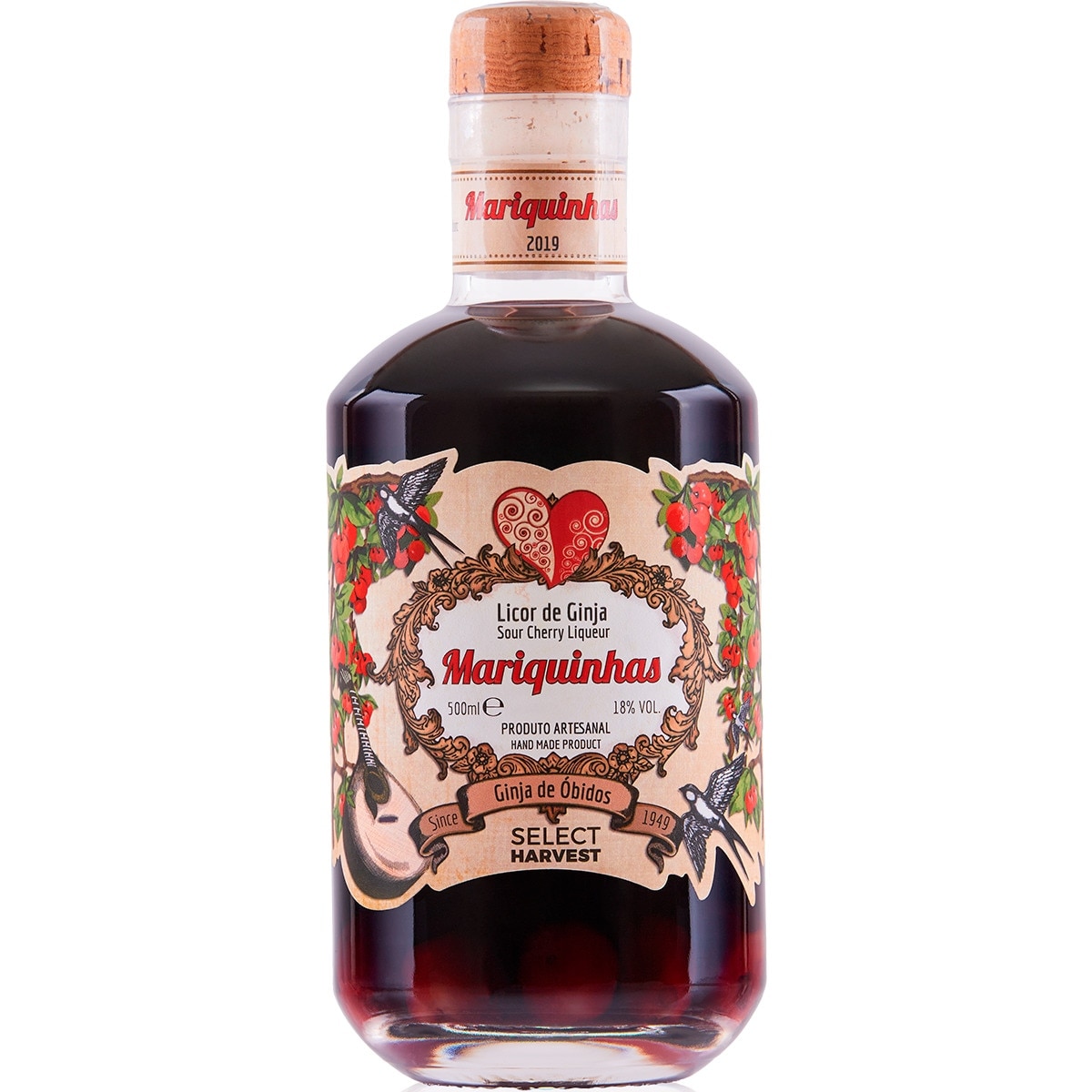 Imagem 0 de Licor de Ginja  Select Harvest com Fruta garrafa 50 cl