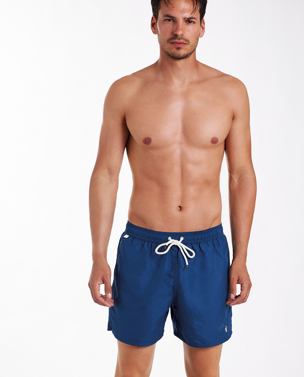 Bañador bermuda de hombre en azul marino · Basmar