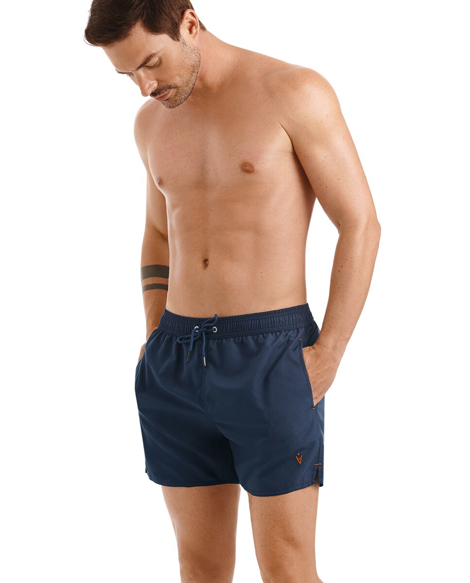 Bañador bermuda de hombre en azul · Basmar