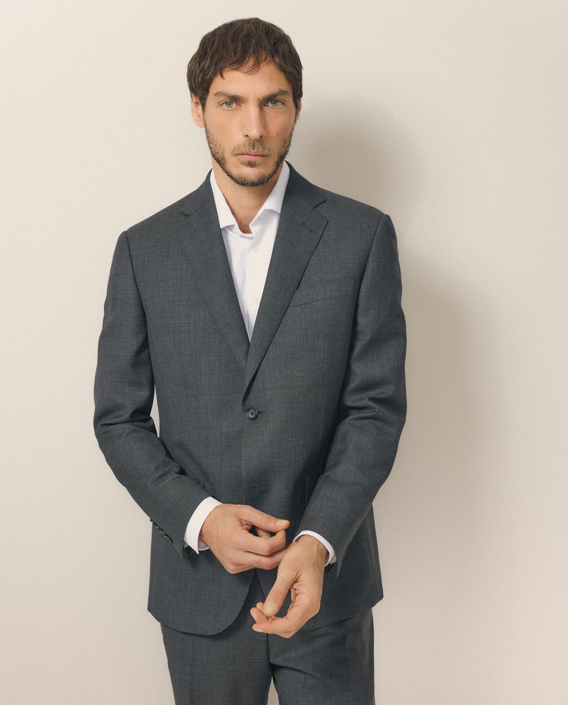 Fato com Olho-de-Perdiz Cinzento-2