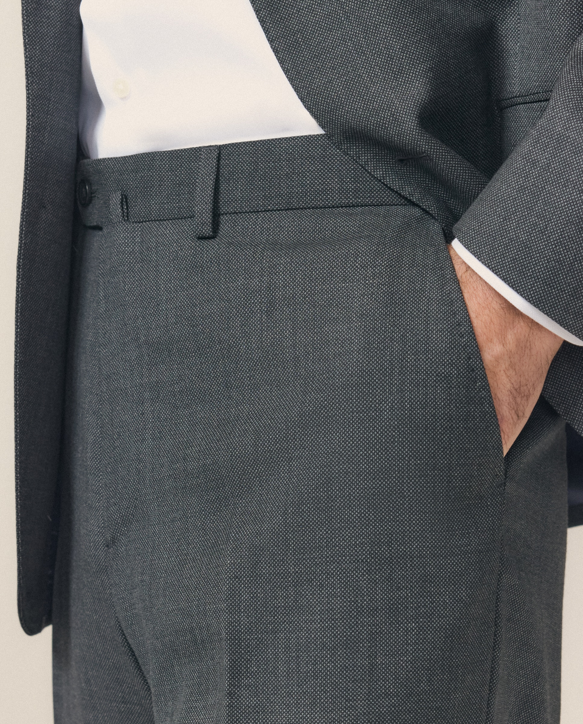 Fato com Olho-de-Perdiz Cinzento-4