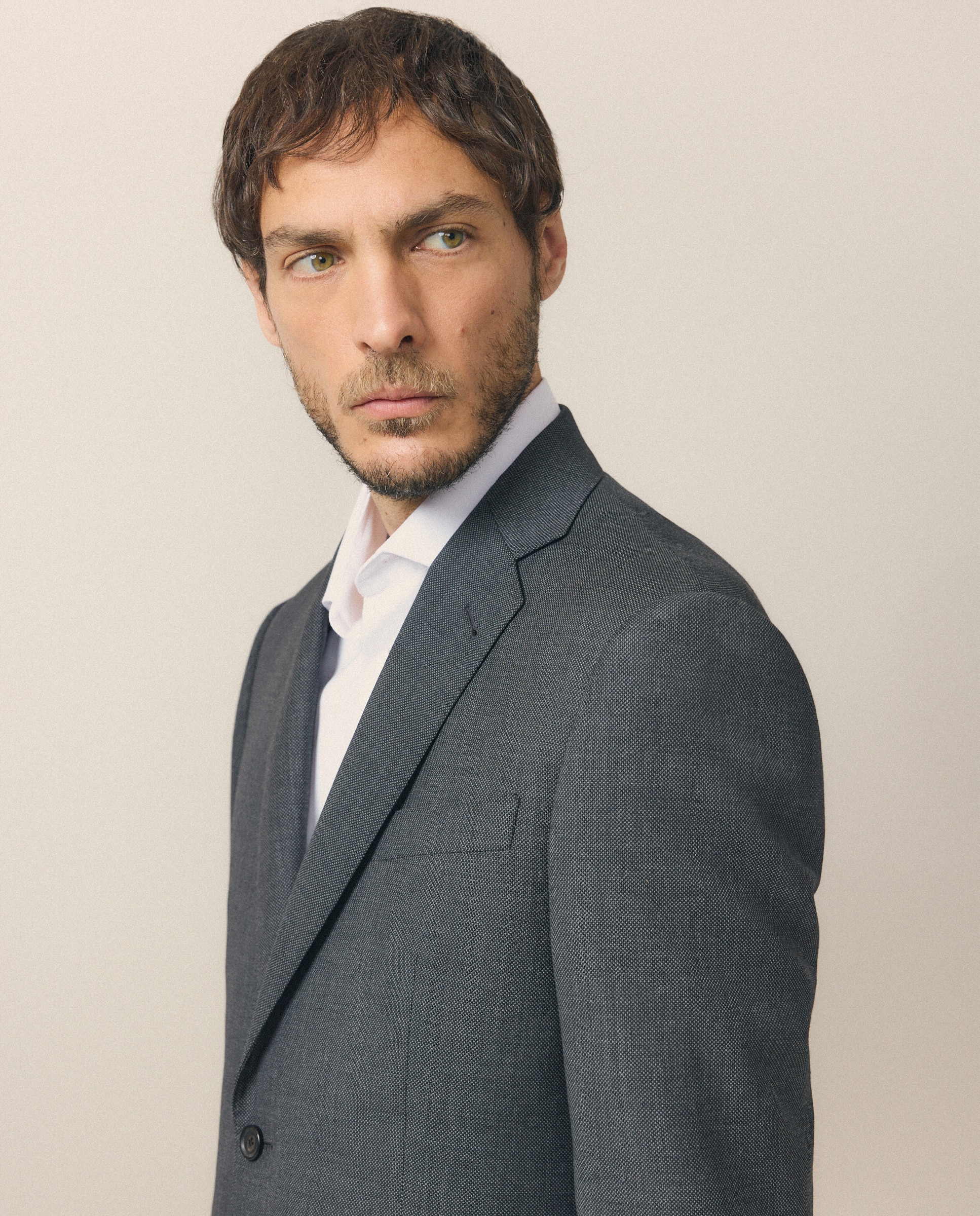 Fato com Olho-de-Perdiz Cinzento-5