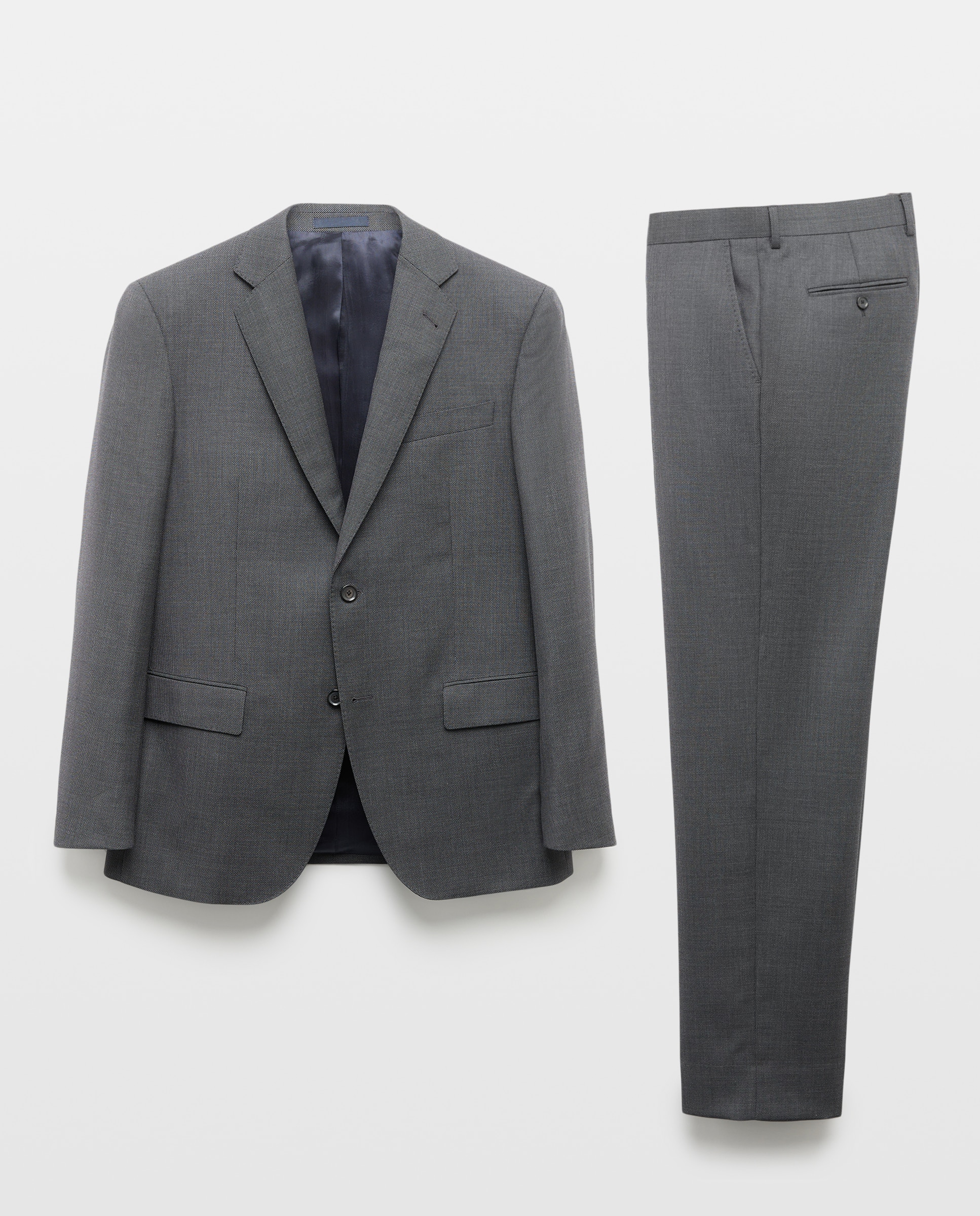 Fato com Olho-de-Perdiz Cinzento-6