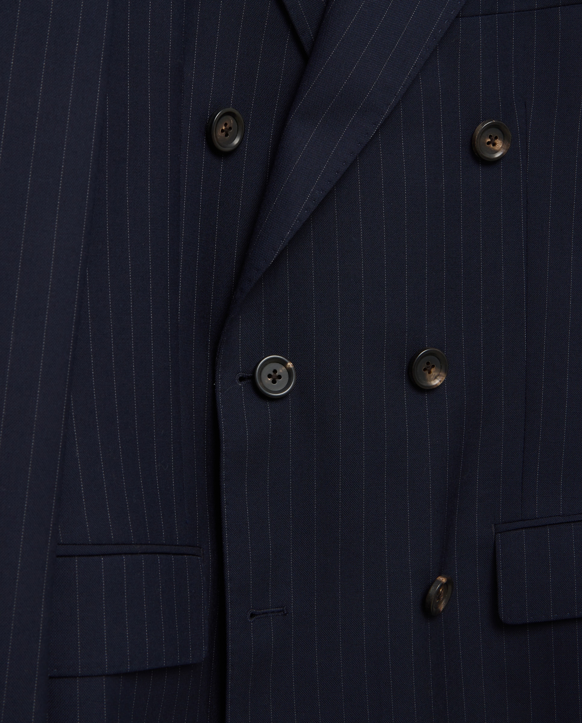 Fato Cruzado Slim Fit com Risca Diplomática. Azul-marinho-7