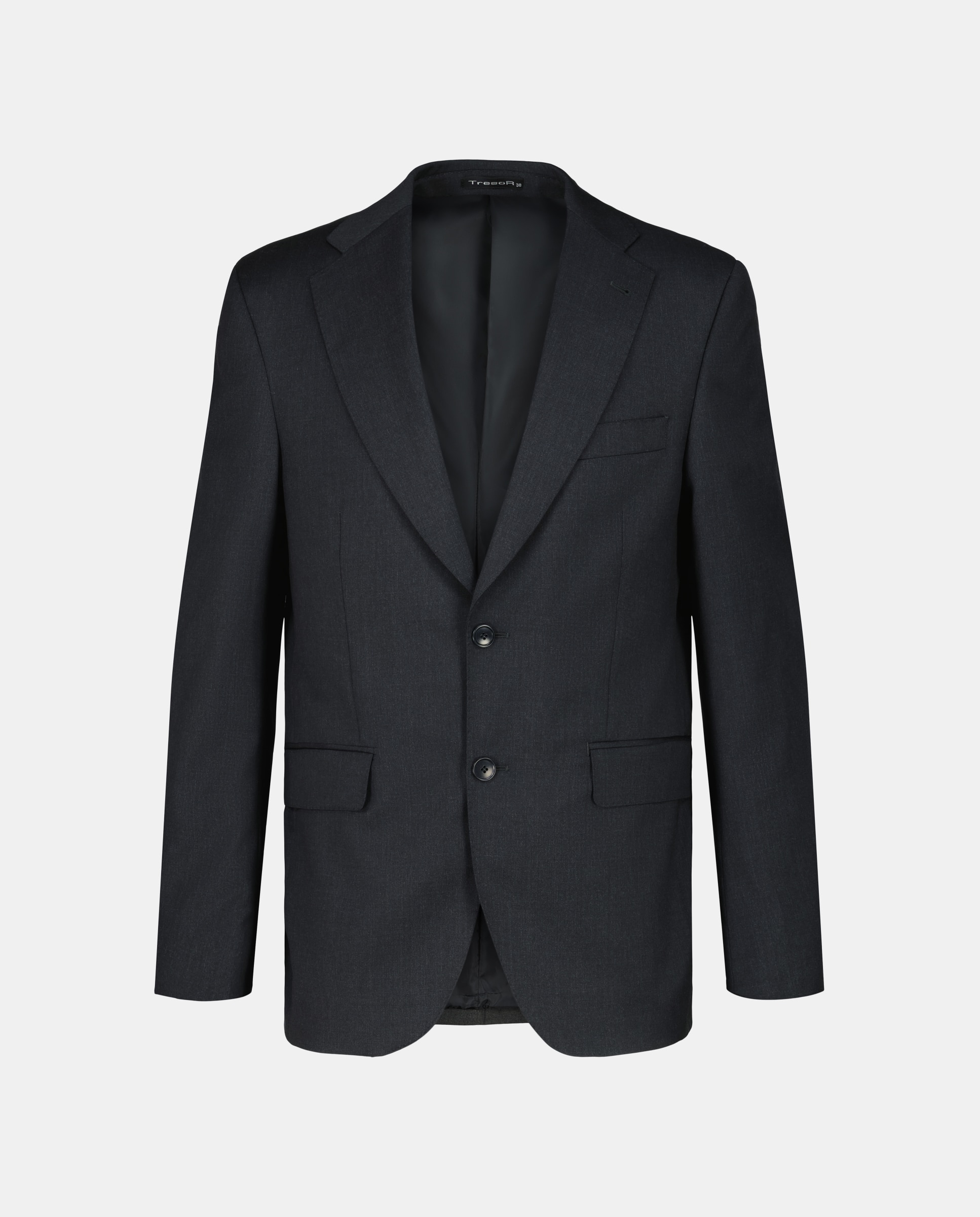 Chaqueta separate Regular liso vestir 100% Lana hombre - Emidio Tucci - Gris oscuro Gris oscuro-4