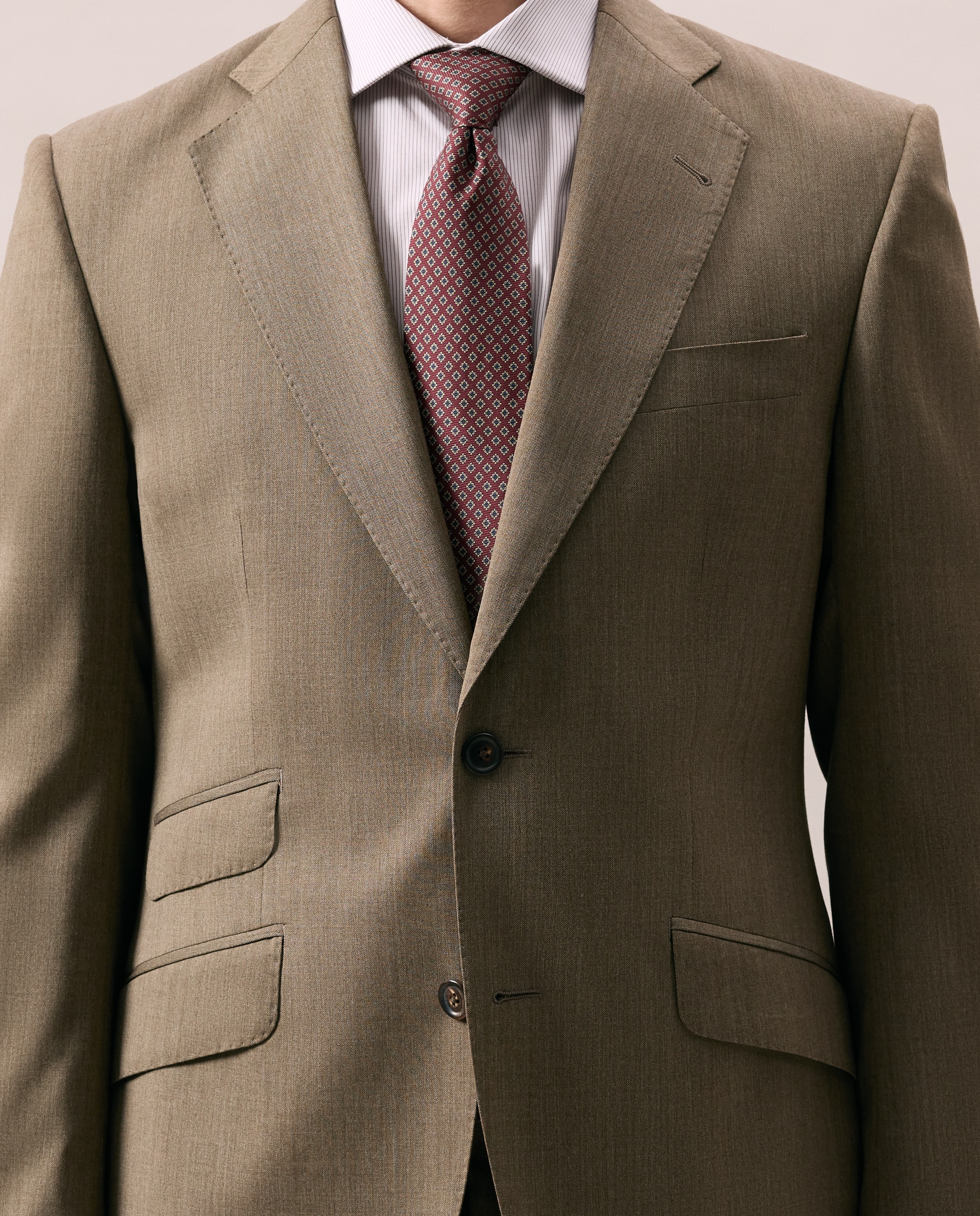 Chaqueta separate Slim espiga vestir 100% Lana hombre - Emidio Tucci - Camel Camel-3