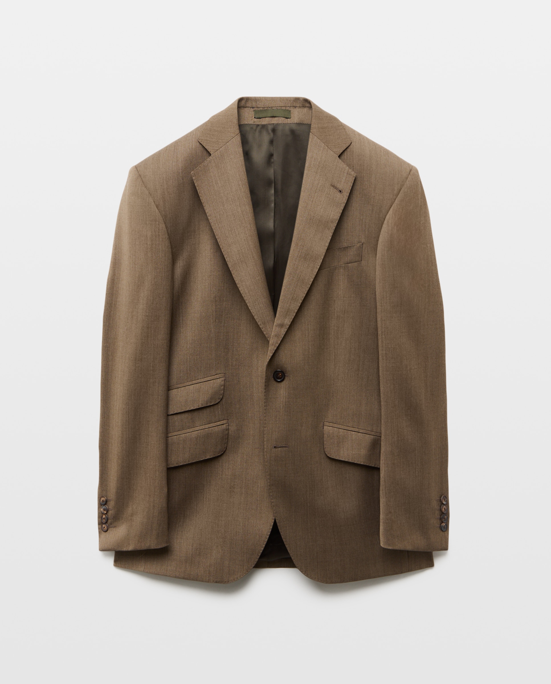 Imagem 0 de Casaco Separate Clássico Slim Fit com Padrão Espinha de Peixe