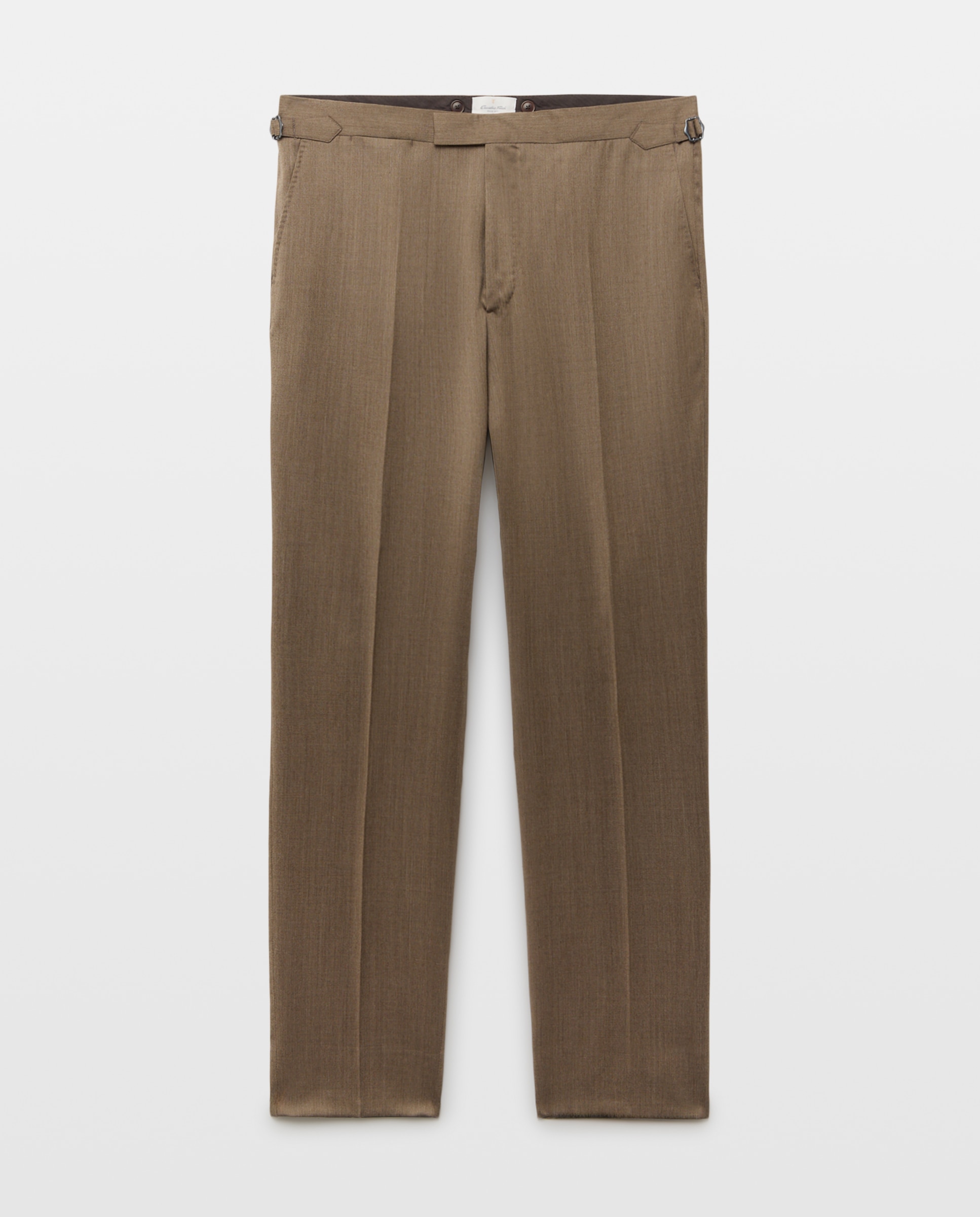 Imagem 0 de Calças Formais Separate Slim Fit com Padrão Espinha de Peixe