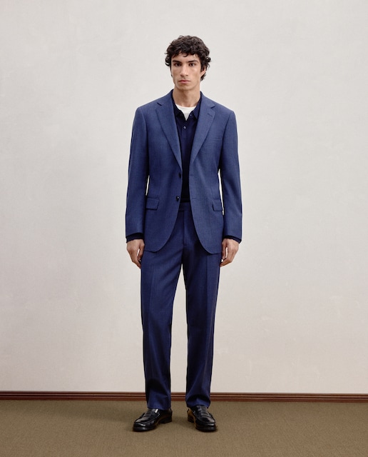 Imagen 0 de Traje de hombre microdibujo lavable