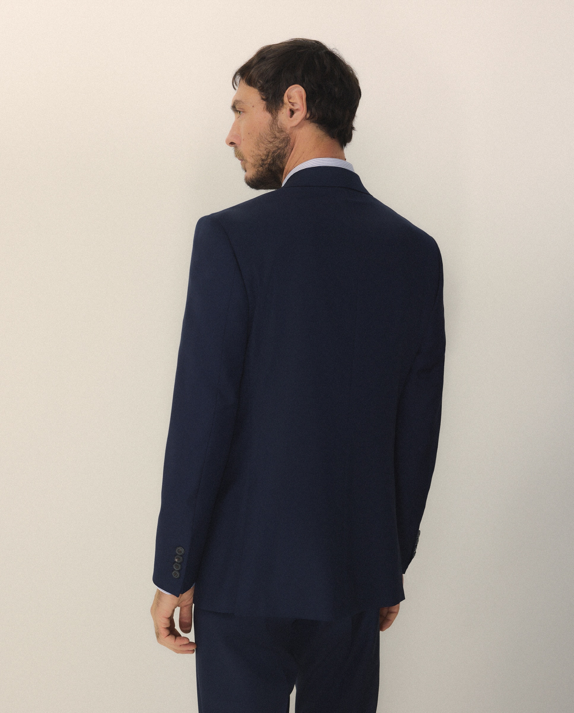Chaqueta separate Classic liso vestir 100% Lana hombre - Emidio Tucci - 440 Azulón 440 Azulón-3
