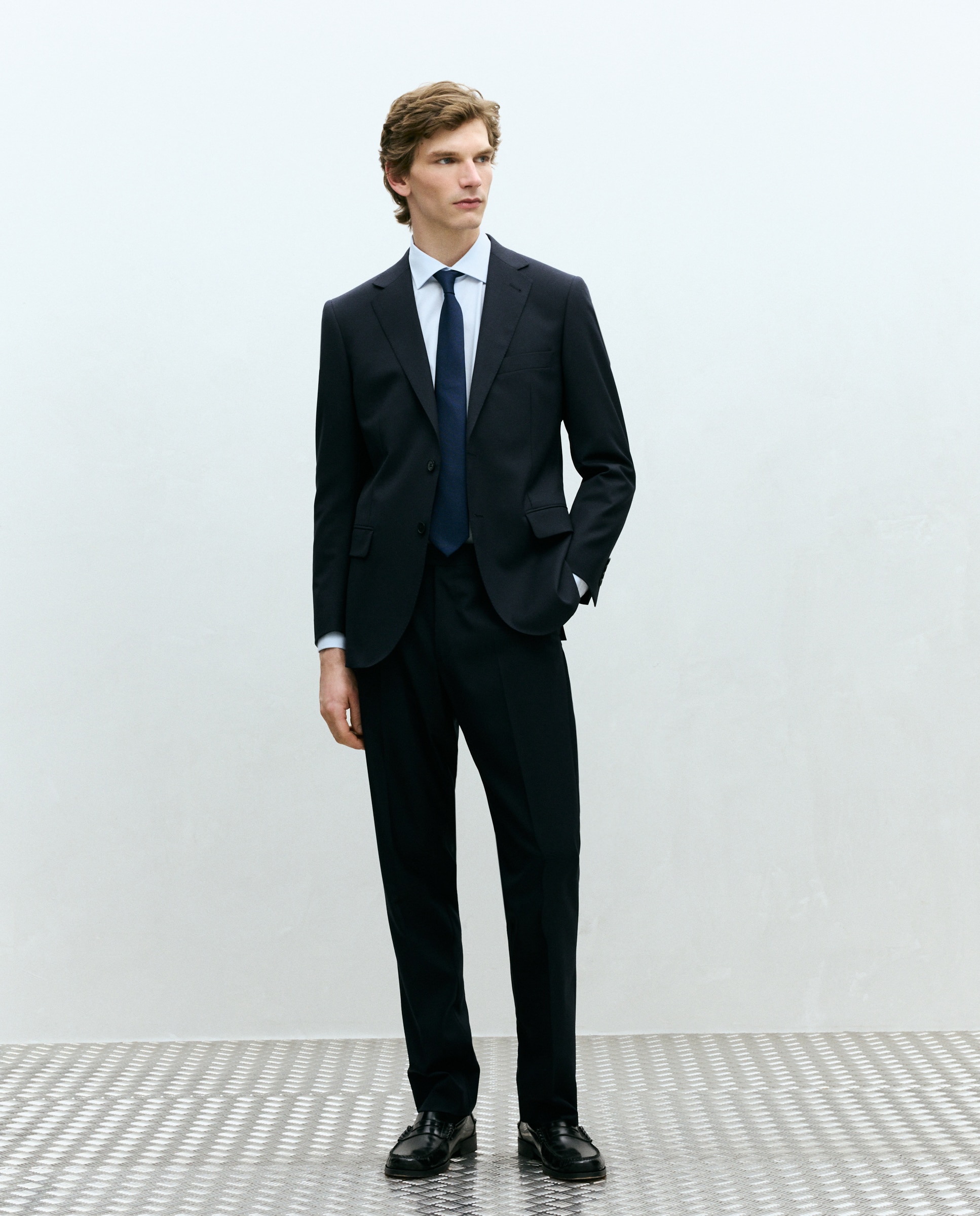 Casaco de Fato Separate Regular Lavável Azul-marinho-2