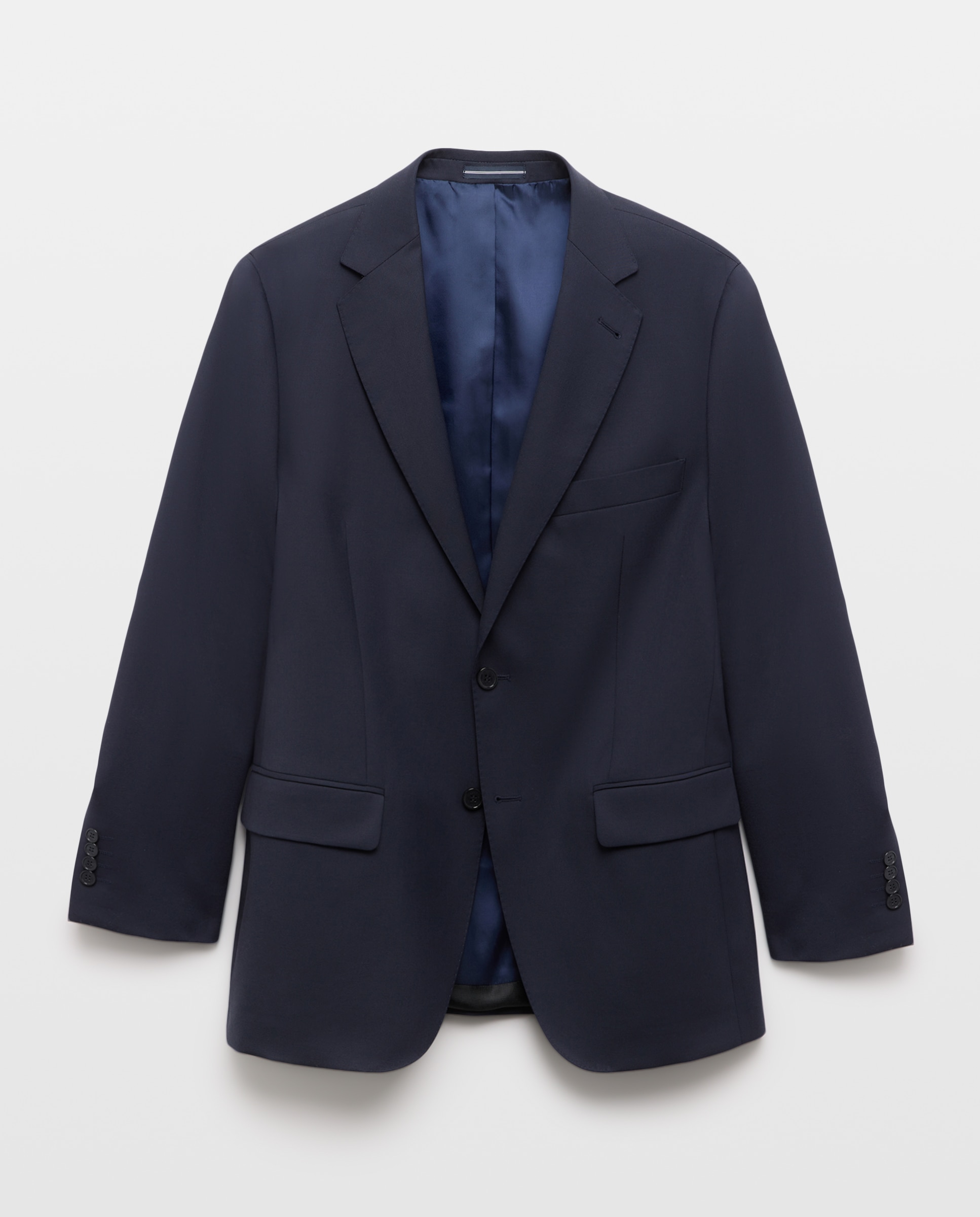 Casaco de Fato Separate Regular Lavável Azul-marinho-5