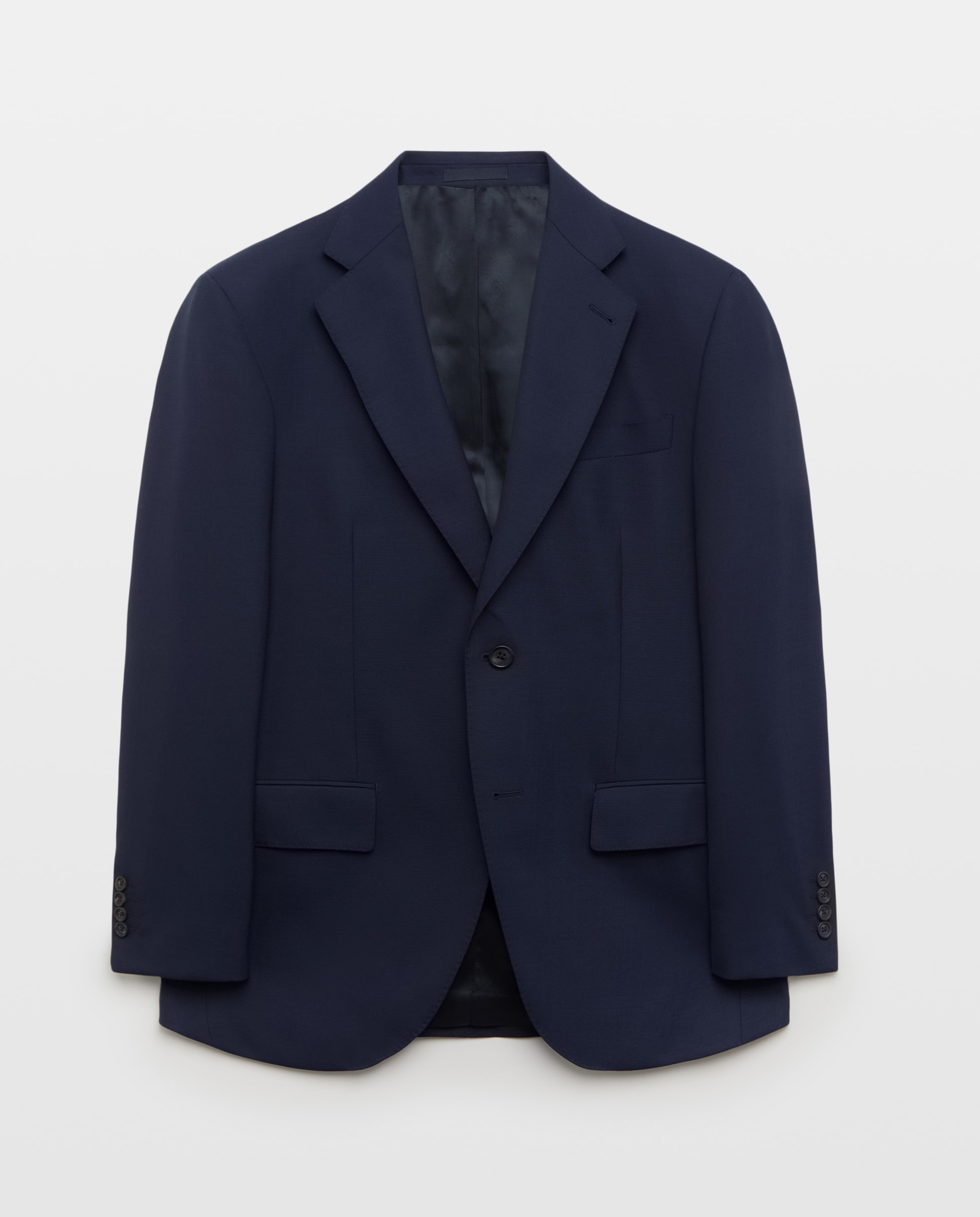 Chaqueta separate Slim liso vestir 100% Lana hombre - Emidio Tucci - Azul Azul-6