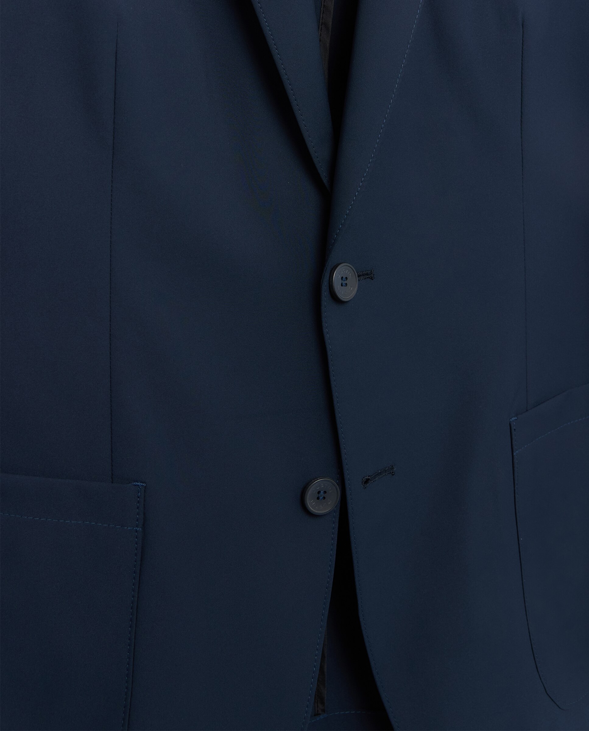 Casaco de Fato Slim Fit Azul-marinho-2