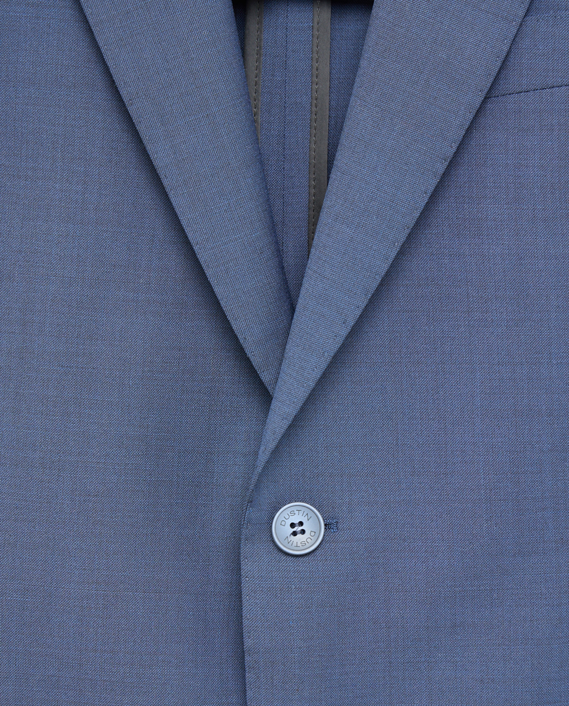 Americana de traje lavable desestructurado fit regular mezcla con lana de hombre - Dustin - Azul marino Azul marino-5