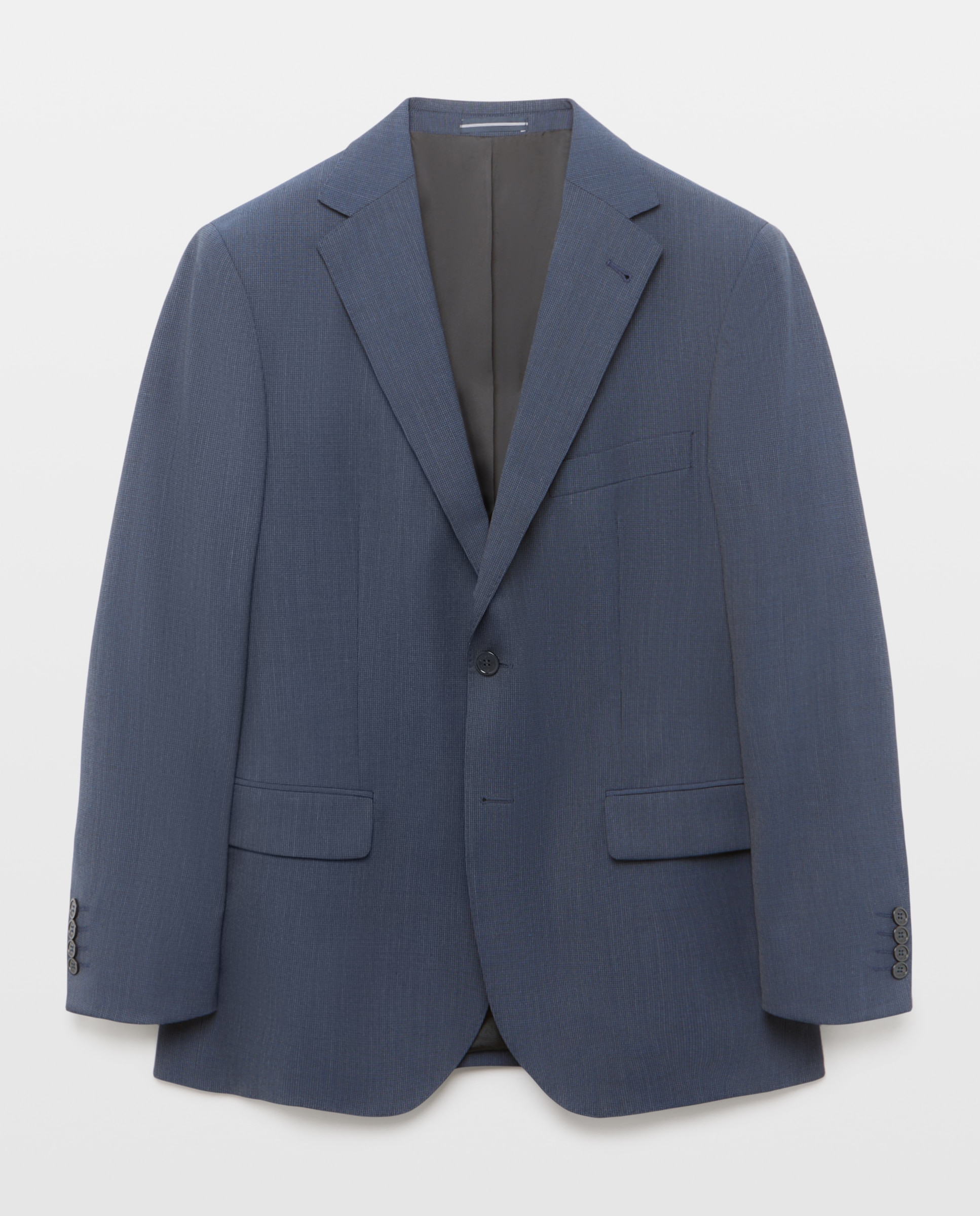 Chaqueta traje hombre separate regular microdibujo pata de gallo. - Dustin - Azul marino Azul marino-5