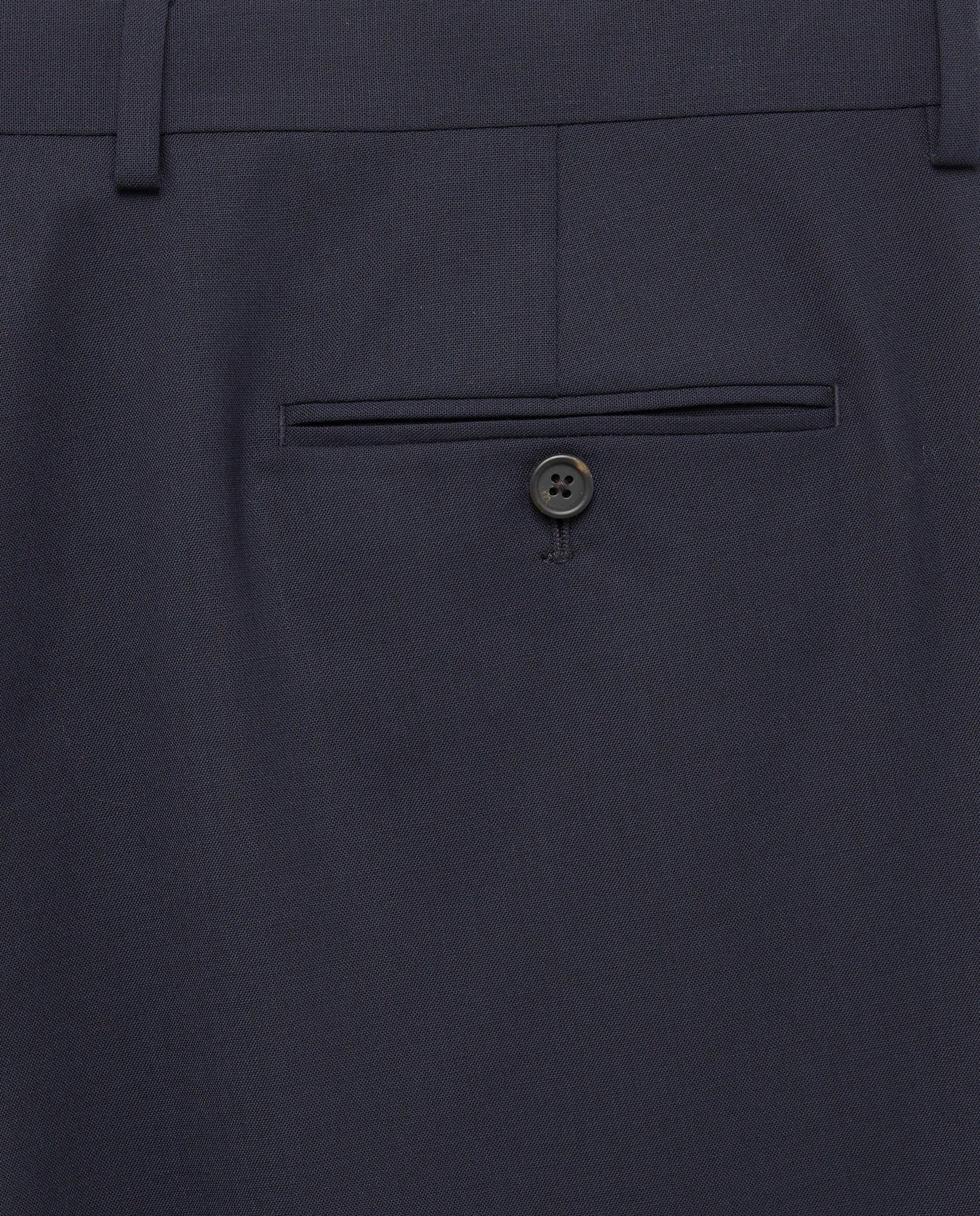 Pantalón separate Slim liso vestir 100% Lana hombre - Emidio Tucci - Azul marino Azul marino-5