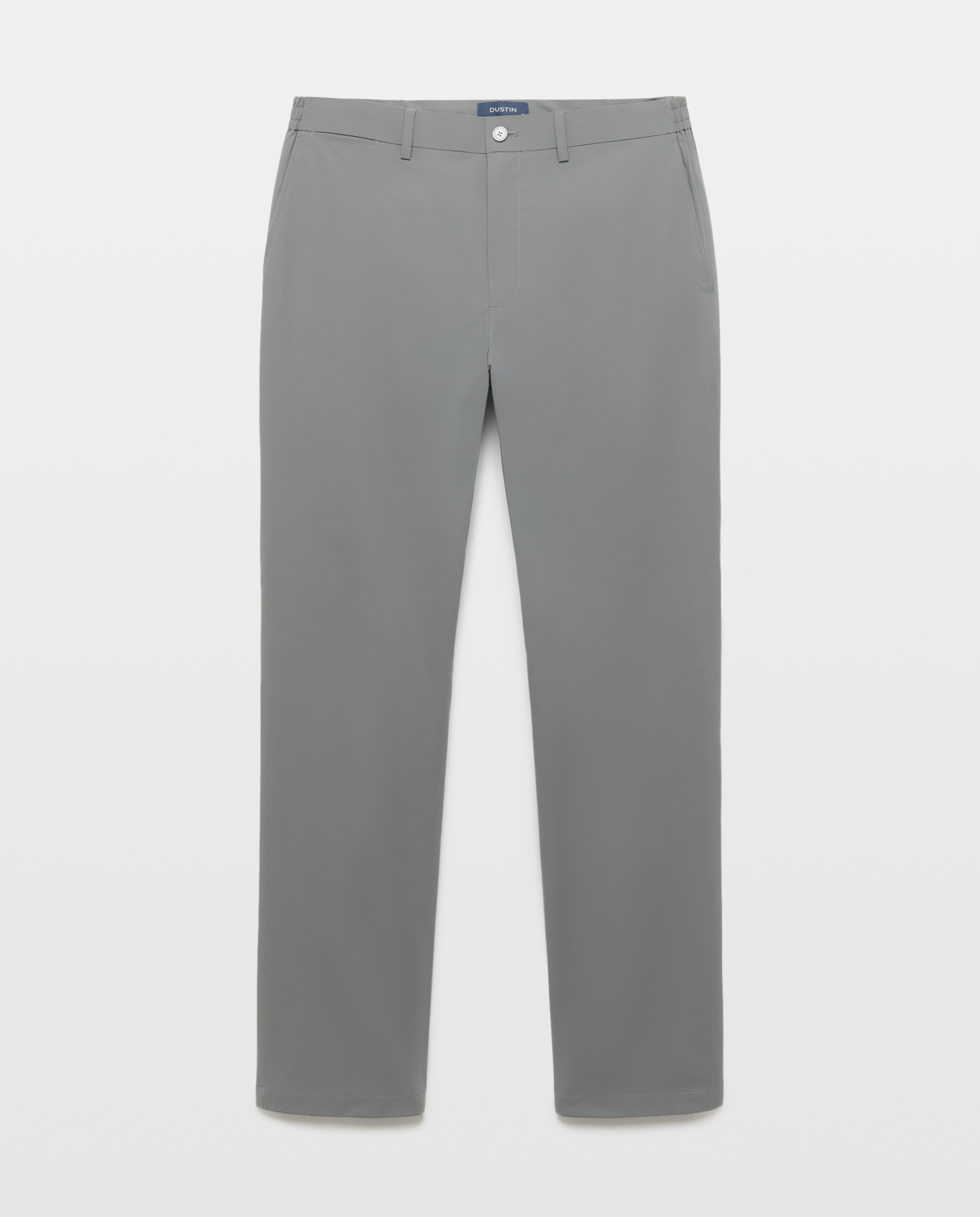 Pantalón de traje lavable liso fit slim tecnico de hombre - Dustin - Gris oscuro Gris oscuro-4