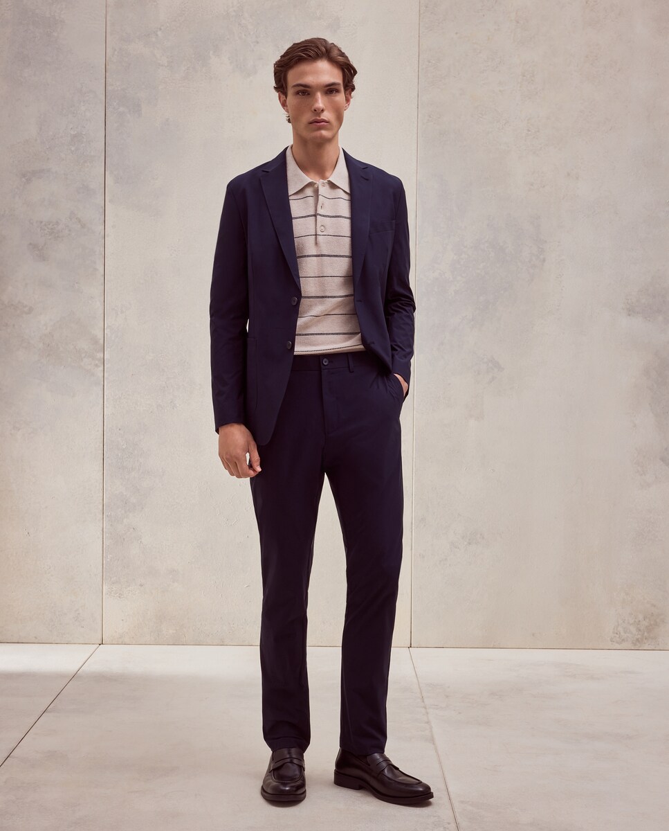 Imagen 0 de Pantalón de traje hombre fit slim Azul marino