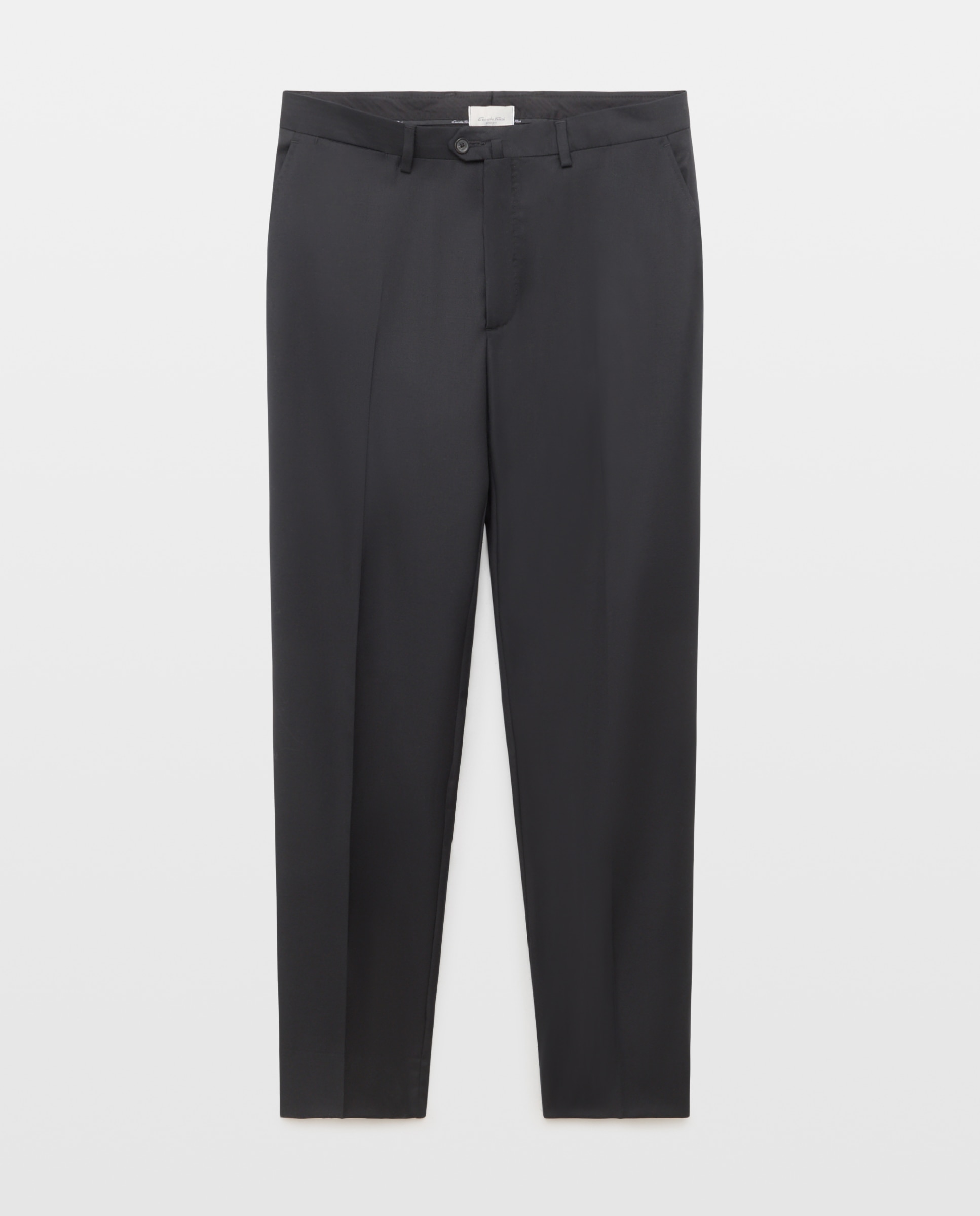 Pantalón separate Classic liso vestir 100% Lana hombre - Emidio Tucci - 800 Negro 800 Negro-4
