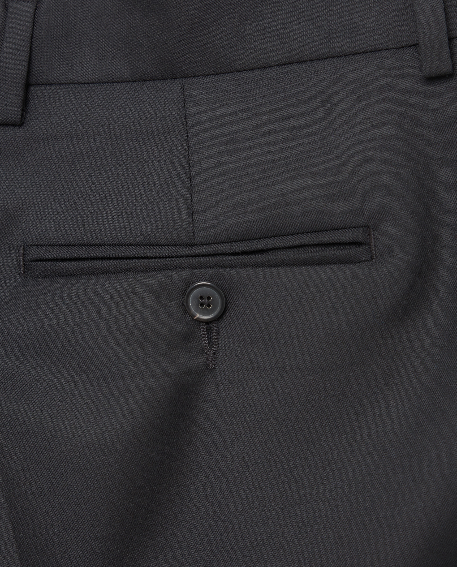 Pantalón separate Classic liso vestir 100% Lana hombre - Emidio Tucci - 800 Negro 800 Negro-5