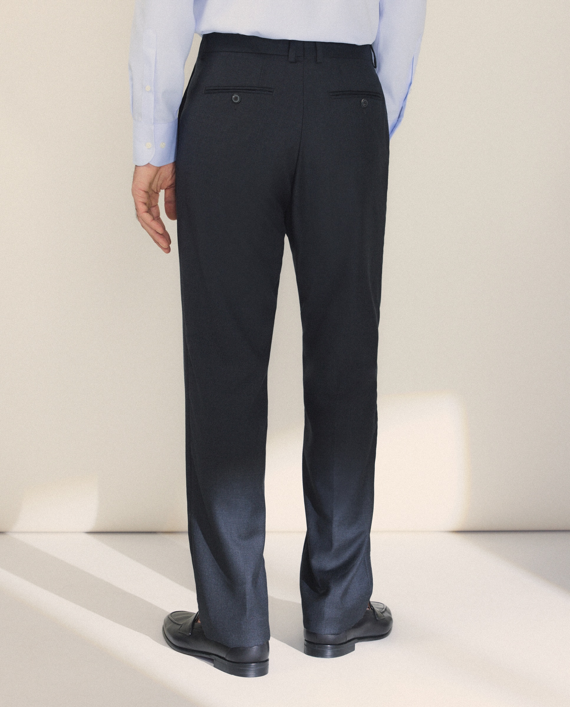 Pantalón separate Regular liso vestir 100% Lana hombre - Emidio Tucci - Gris oscuro Gris oscuro-3