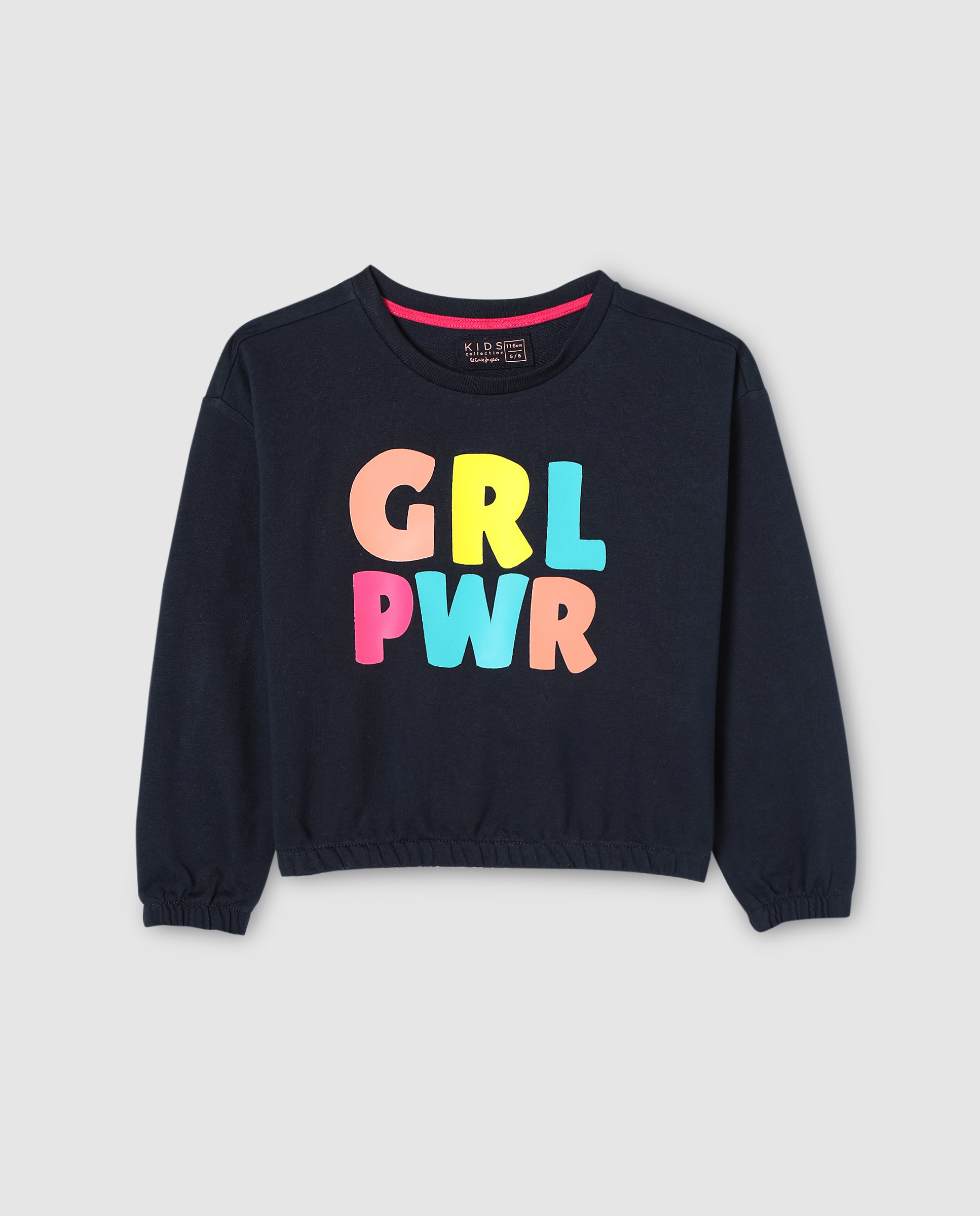 Imagem 0 de Sweatshirt preta ''GRL PWR''