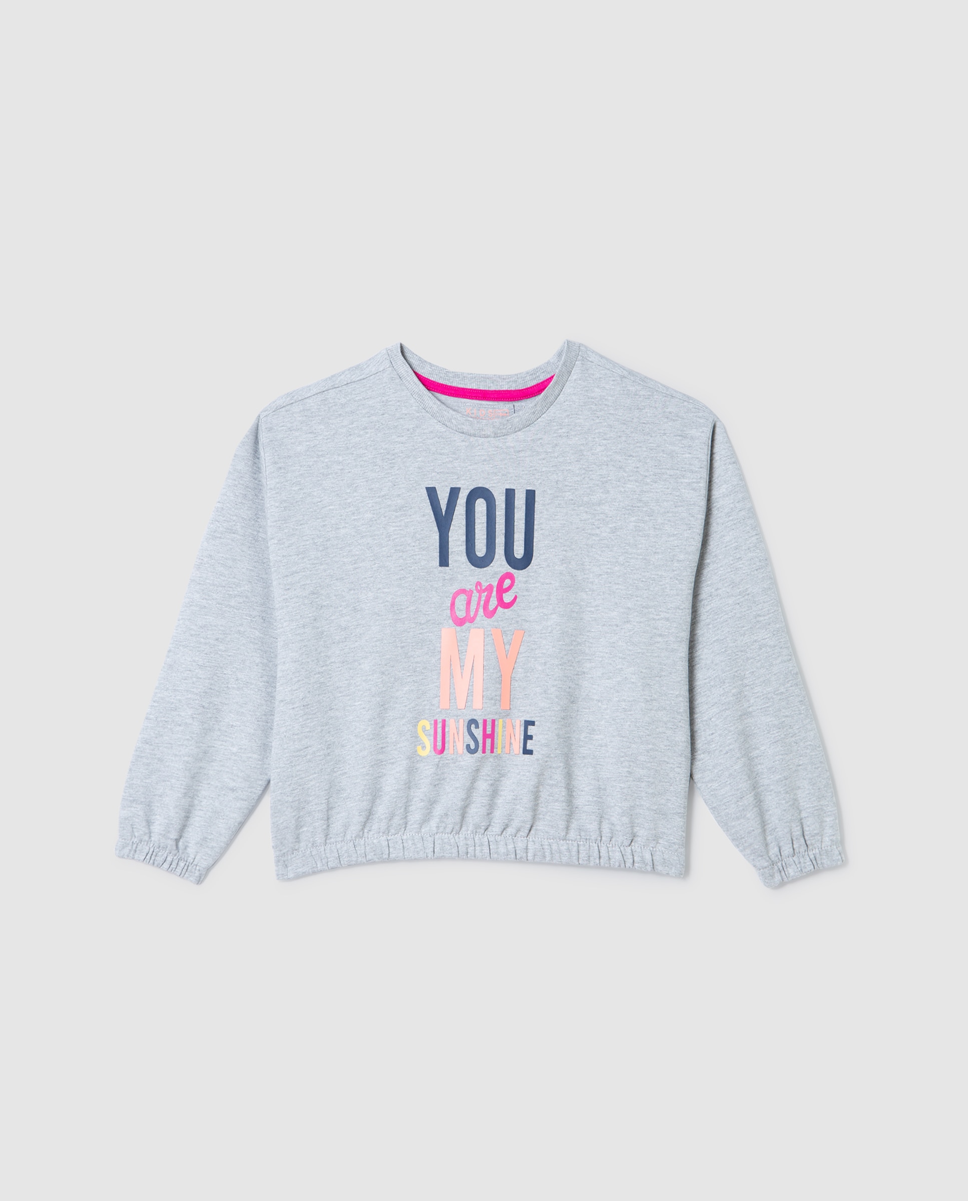 Imagem 0 de Sweatshirt cinzento-claro ''You are my sunshine''