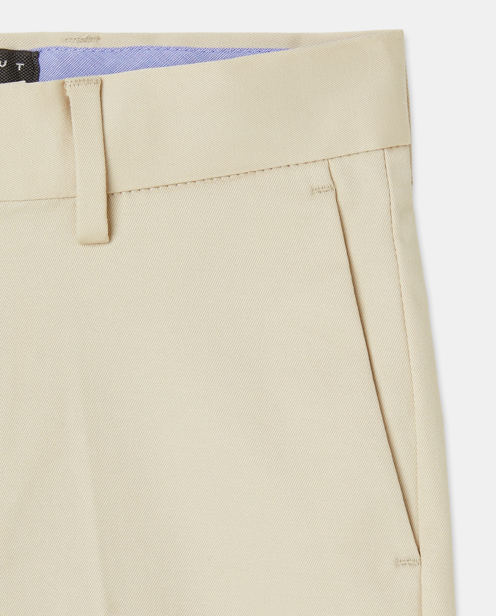Bermudas Chino com Fecho à Frente Bege-2