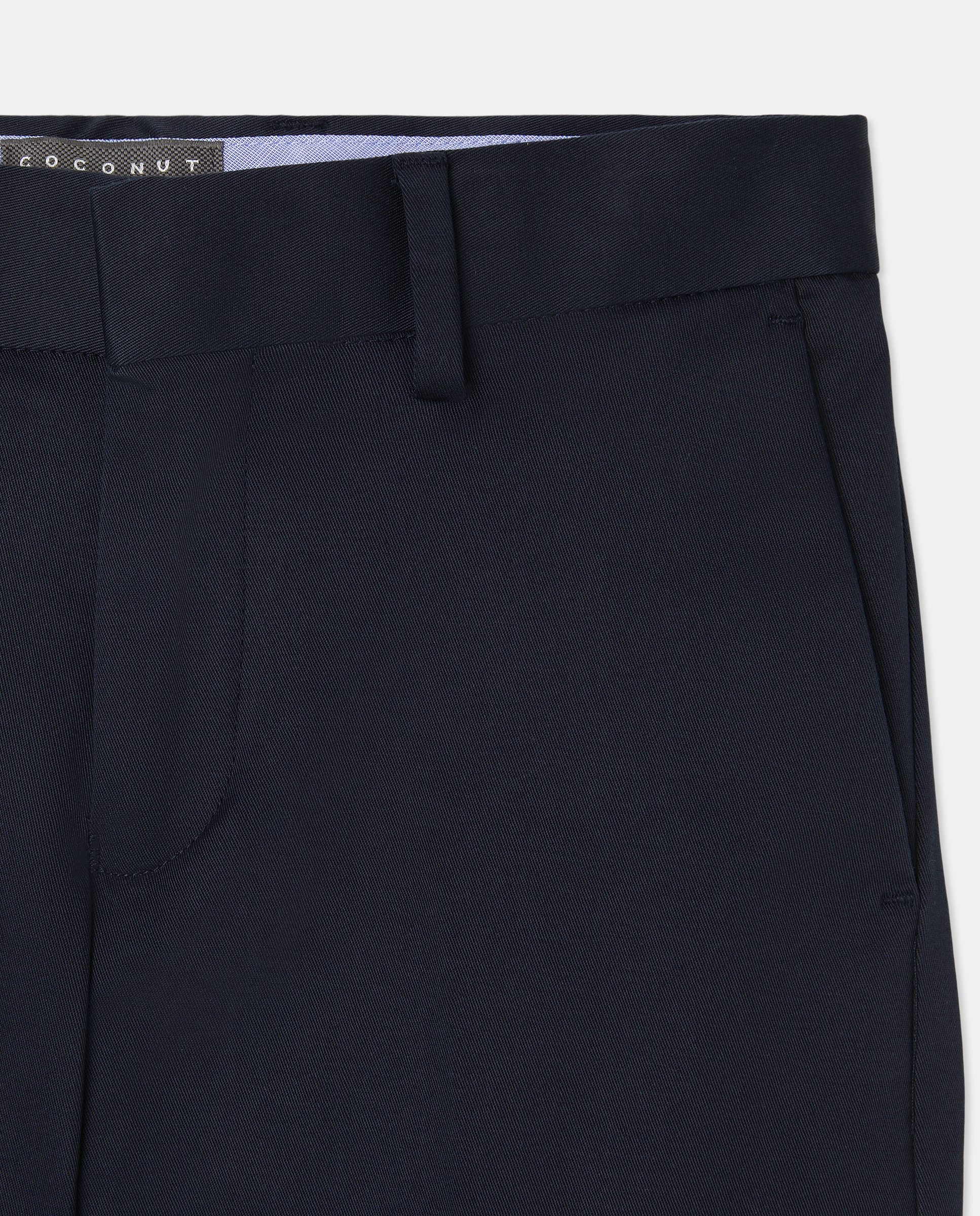 Bermudas Chino com Fecho à Frente Azul-marinho-2