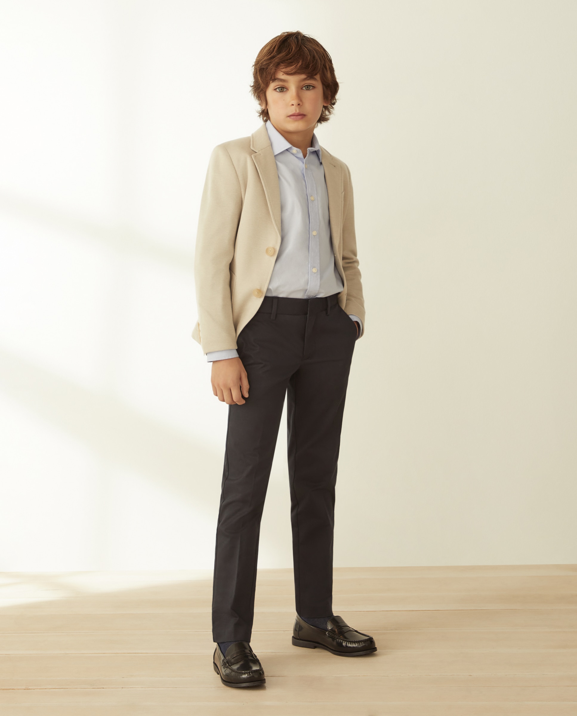Camisa Formal de Criança Coconut El Corte Inglés Azul-claro-2