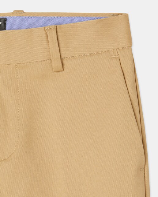 Pantalón chino de niño con cierre delantero oculto