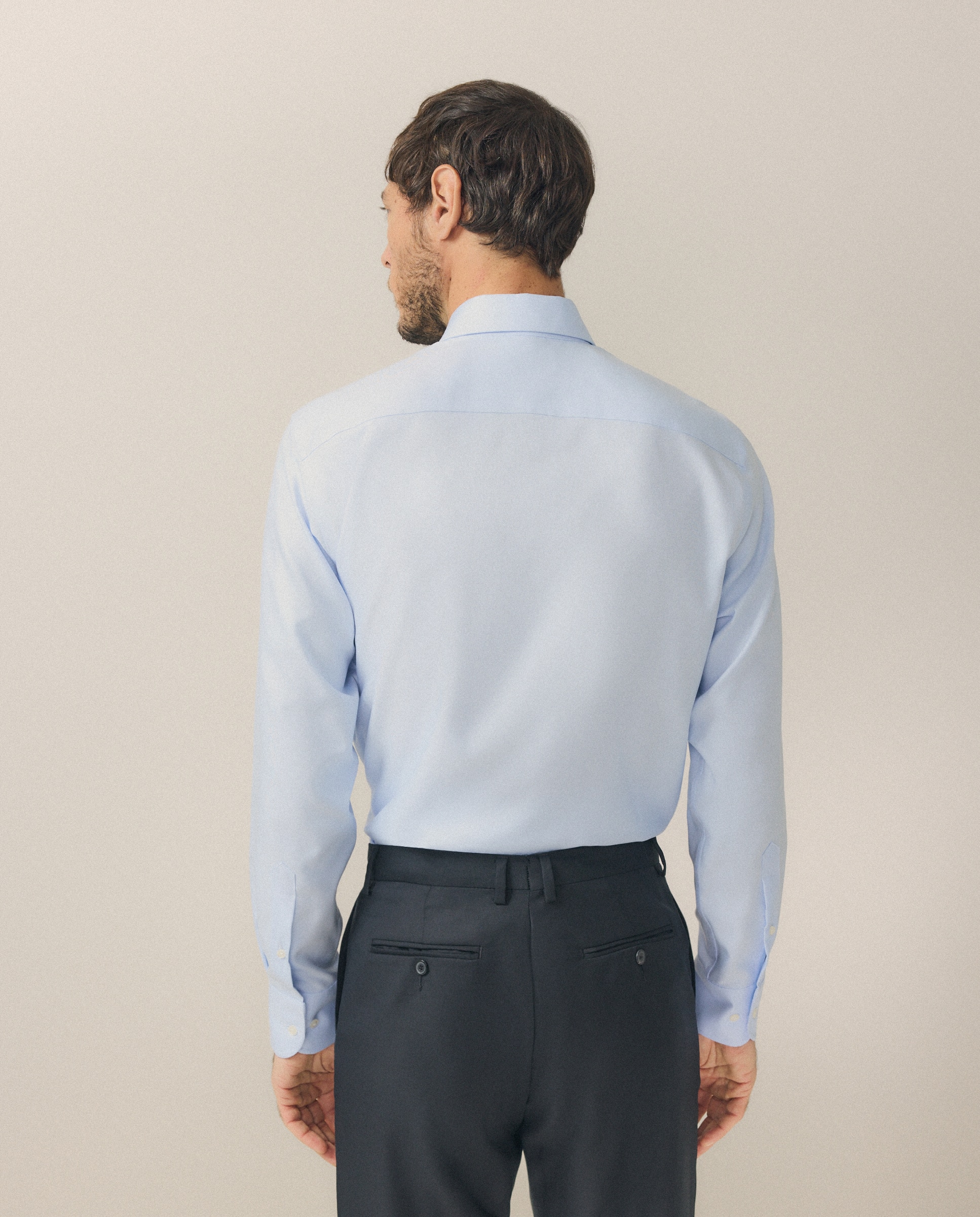 Camisa Formal Classic Fit Celeste-3