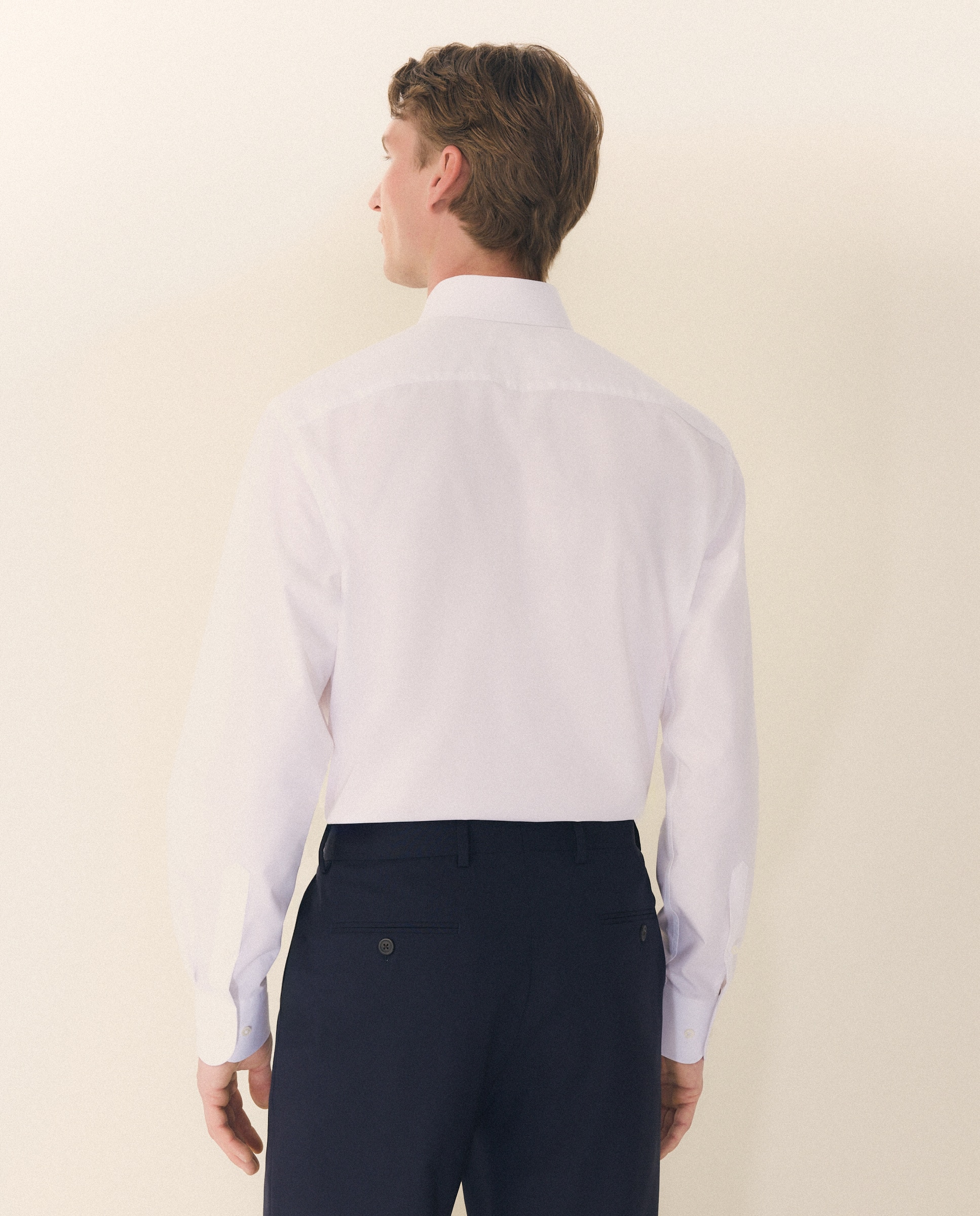 Camisa vestir hombre manga larga - Emidio Tucci - Blanco Blanco-3